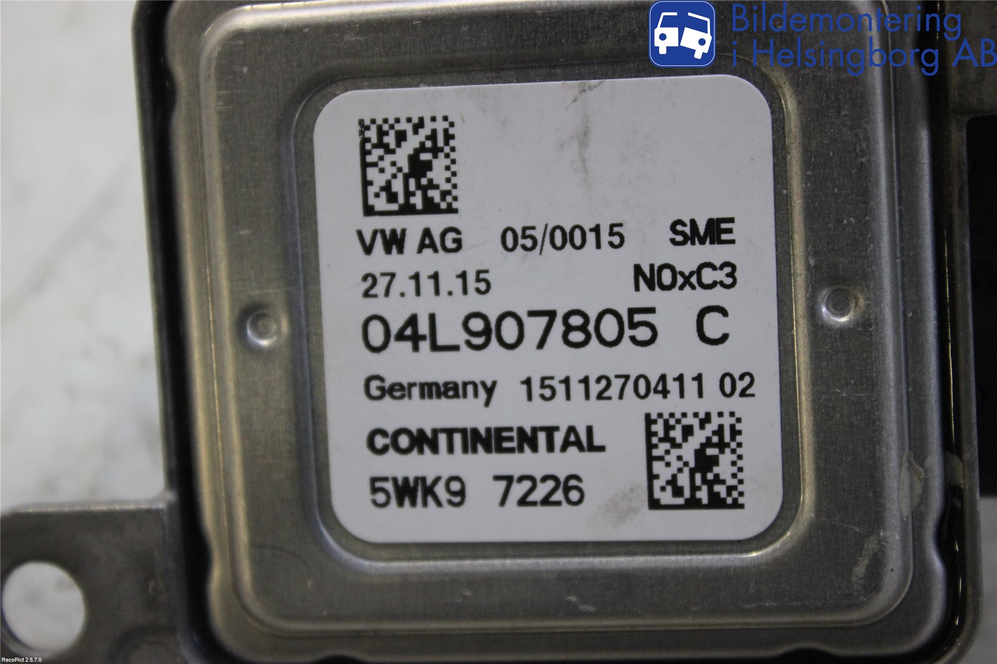 Volkswagen VW PASSAT 15-19 Inns Lambdasonde