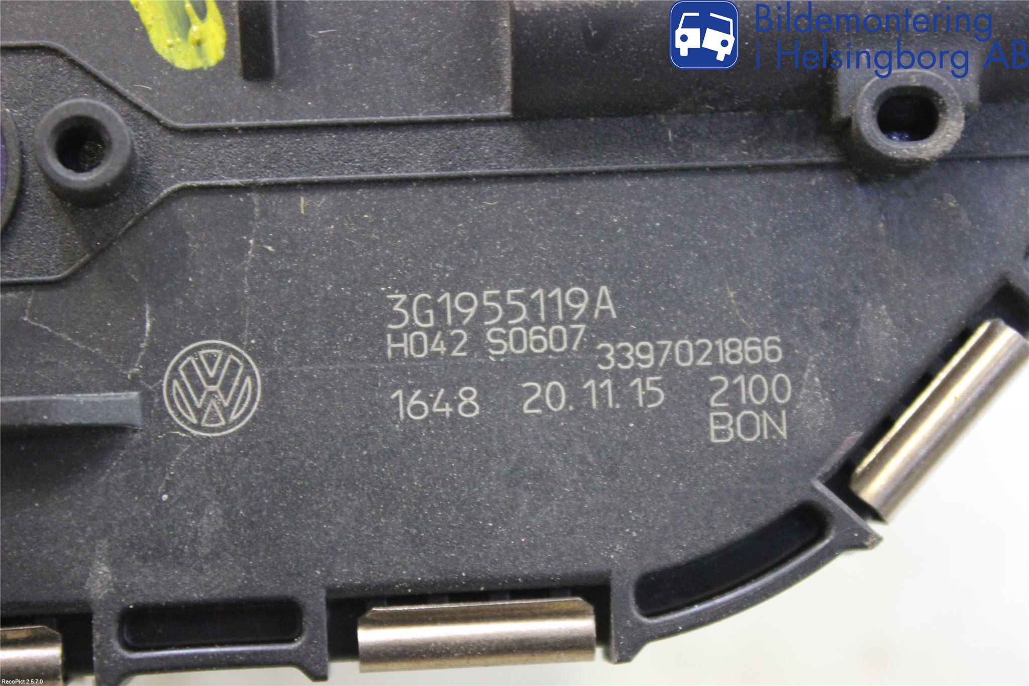 Volkswagen VW PASSAT 15-19 Viskermotor Frontrute