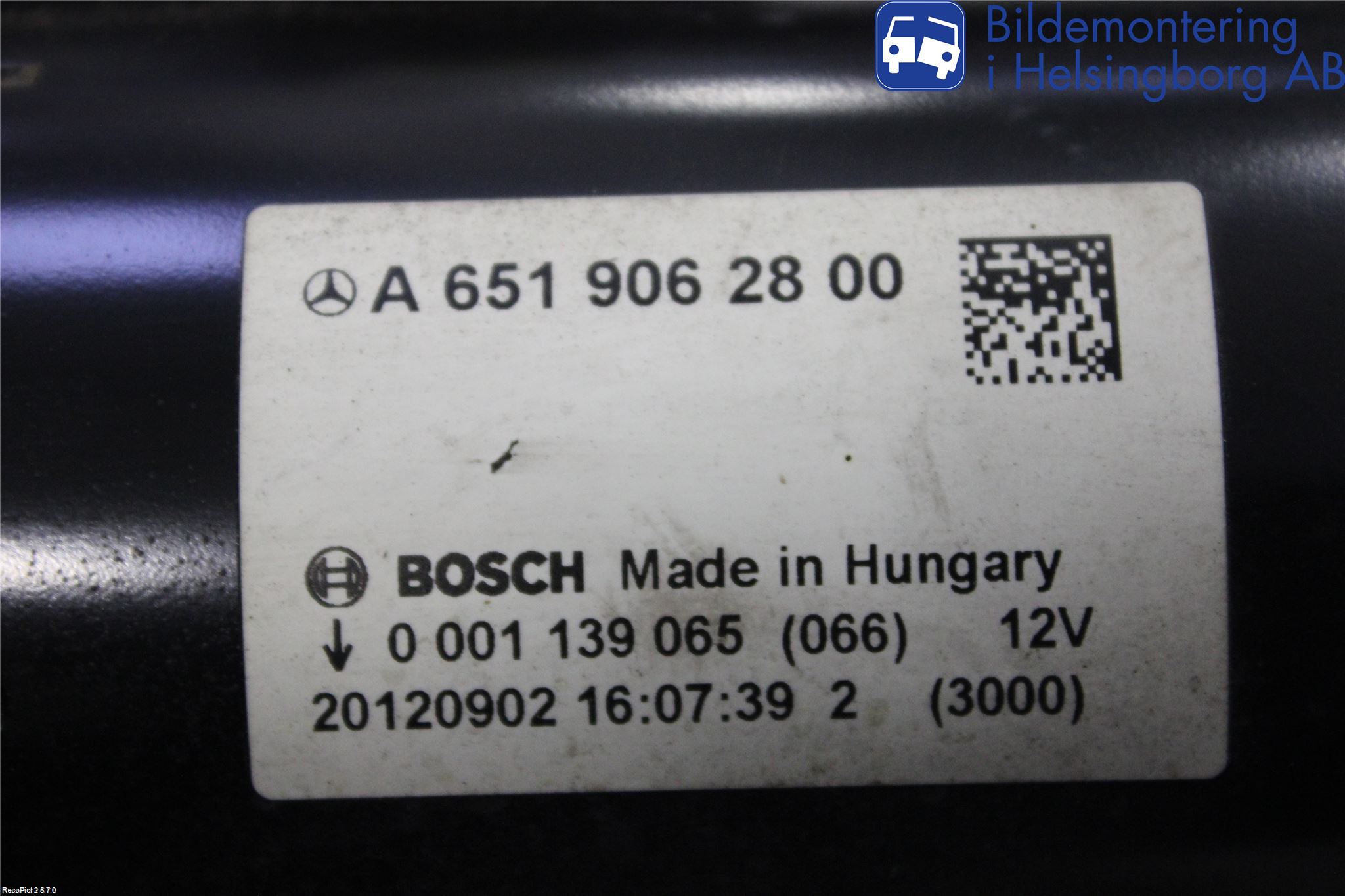 Mercedes-Benz MB E-KLASS (W212) 09-16 Startmotor Diesel