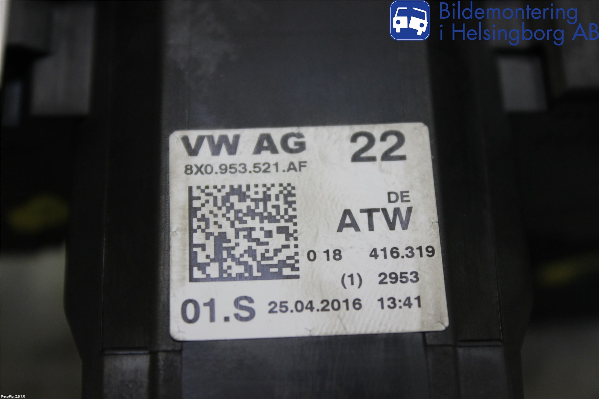 Audi A1/S1 11-18 Bryter Ratt Kombi H Og V
