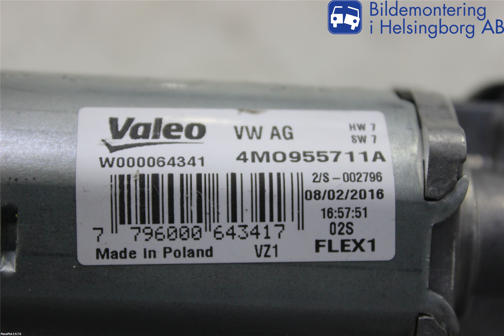 Audi A4/S4 B9 16-19 Viskermotor Bakluke
