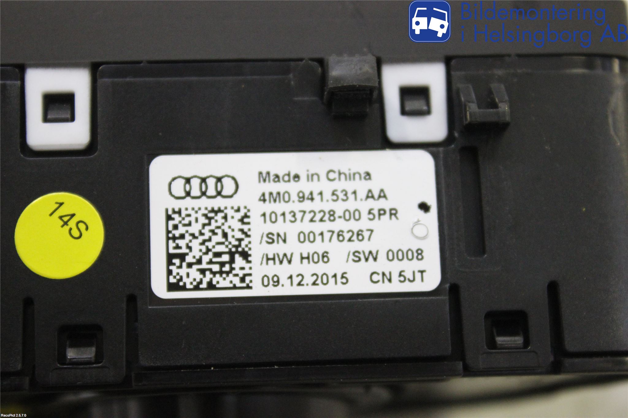 Audi A4/S4 B9 16-19 Bryter Hovedlys