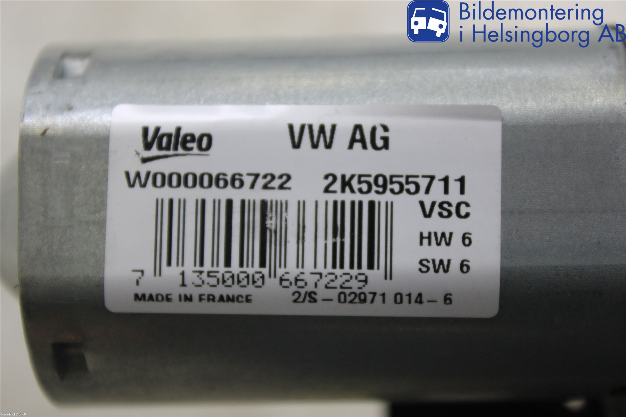 Volkswagen VW CADDY 11-15 Viskermotor Bakluke