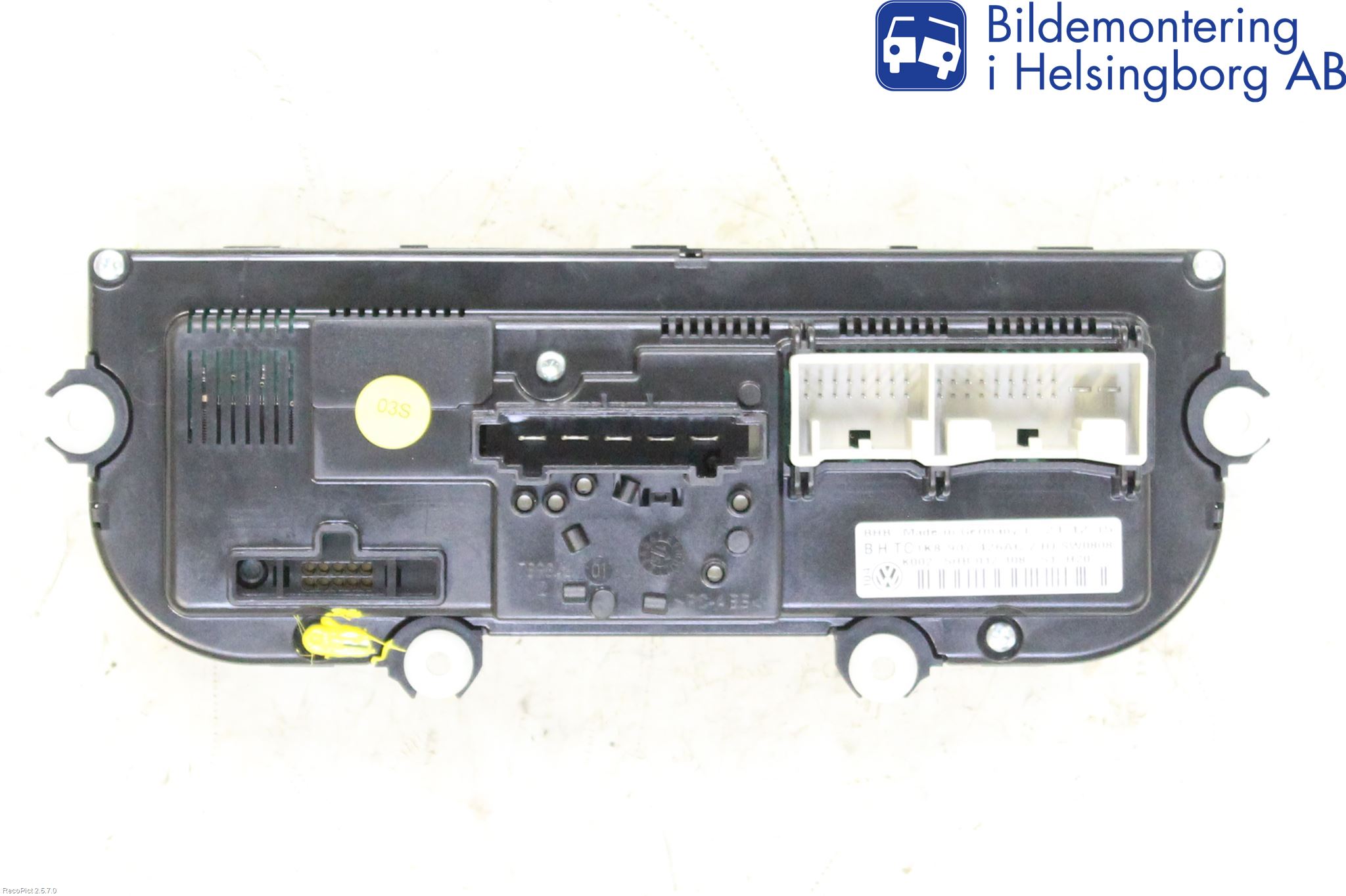 Volkswagen VW CADDY 11-15 Varme Ac Betjening-Display