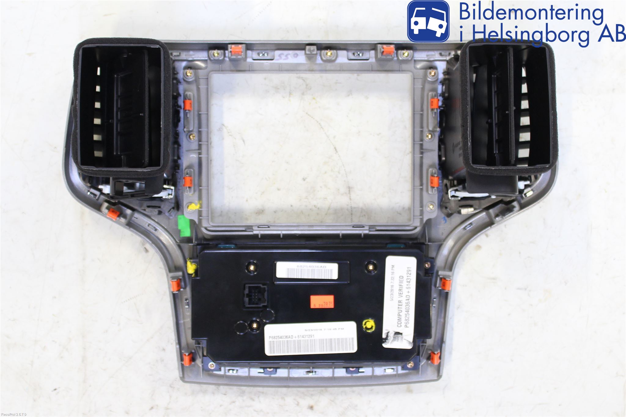 Jeep GRAND CHEROKEE 10-20 Varme Ac Betjening-Display