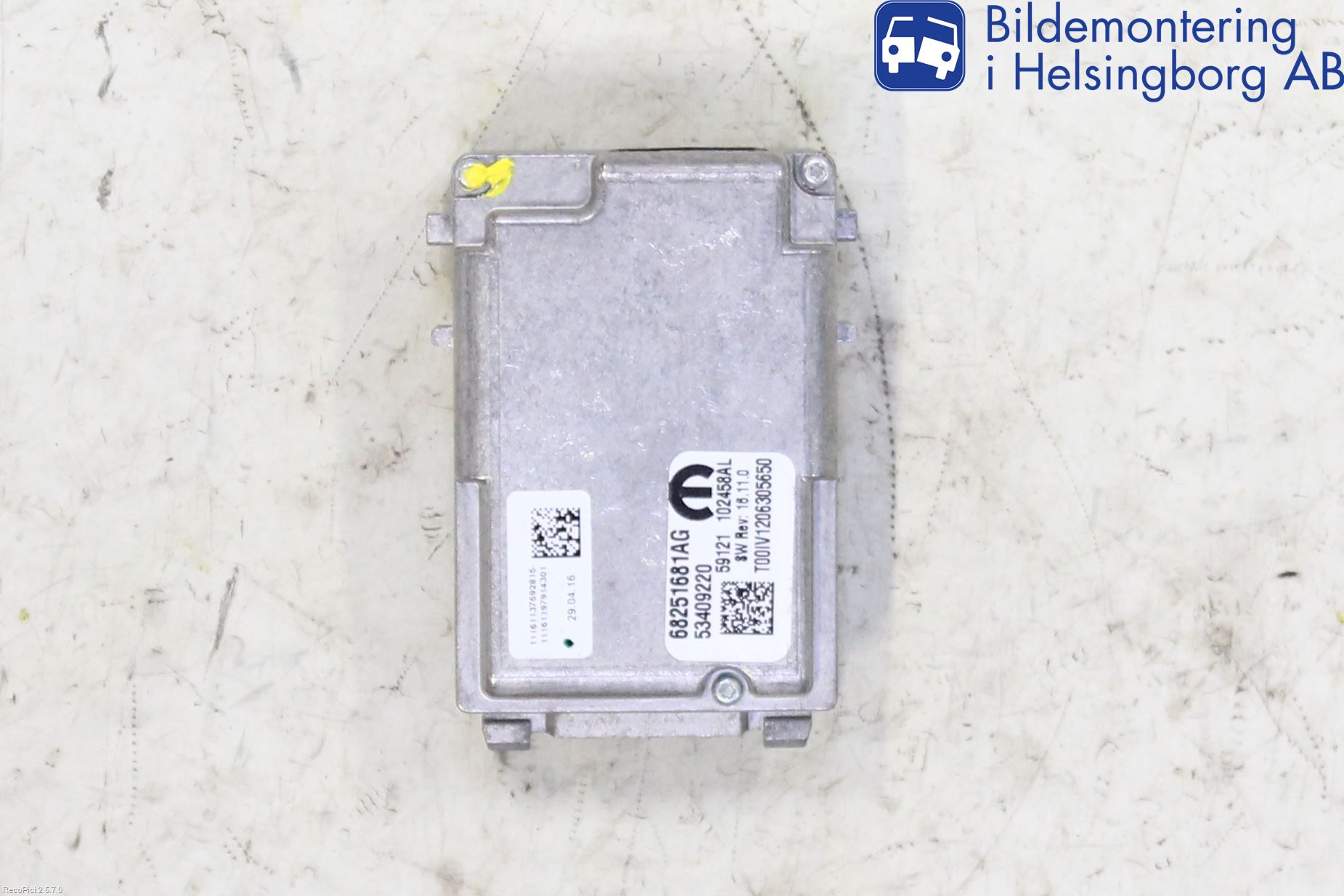 Jeep GRAND CHEROKEE 10-20 Sensor Kollisjonsbeskyttelse