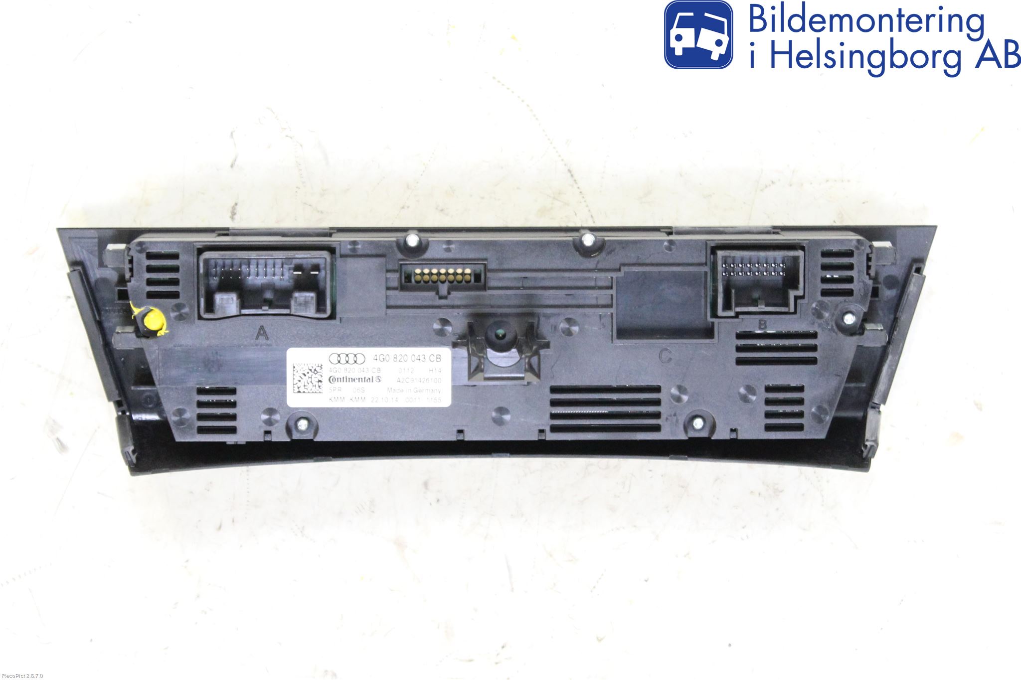 Audi A6/S6 4G 11-18 Varme Ac Betjening-Display