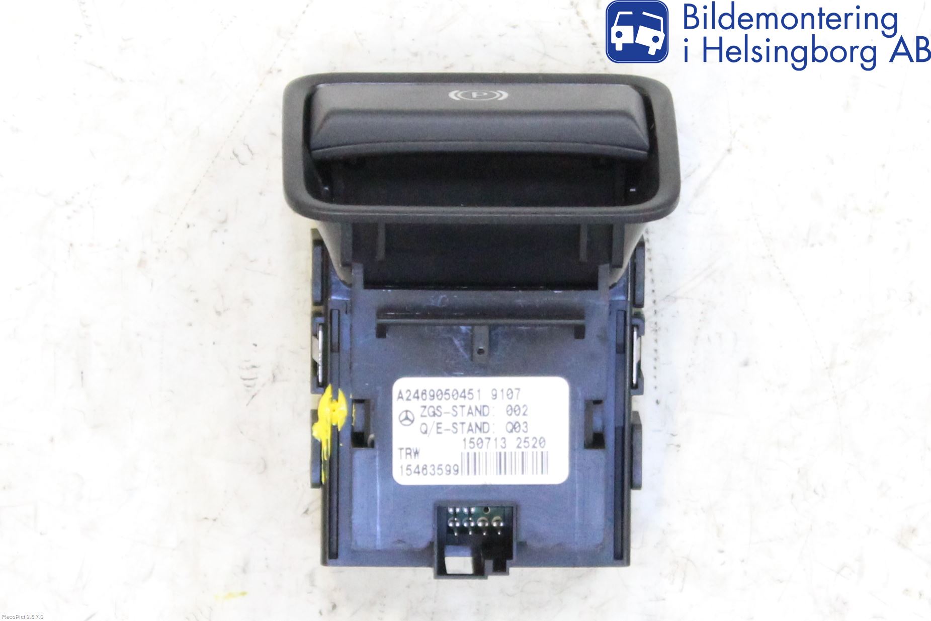 Mercedes-Benz MB CLA-KLASS (C117/X117) 13-19 Bryter Parkeringsbrems