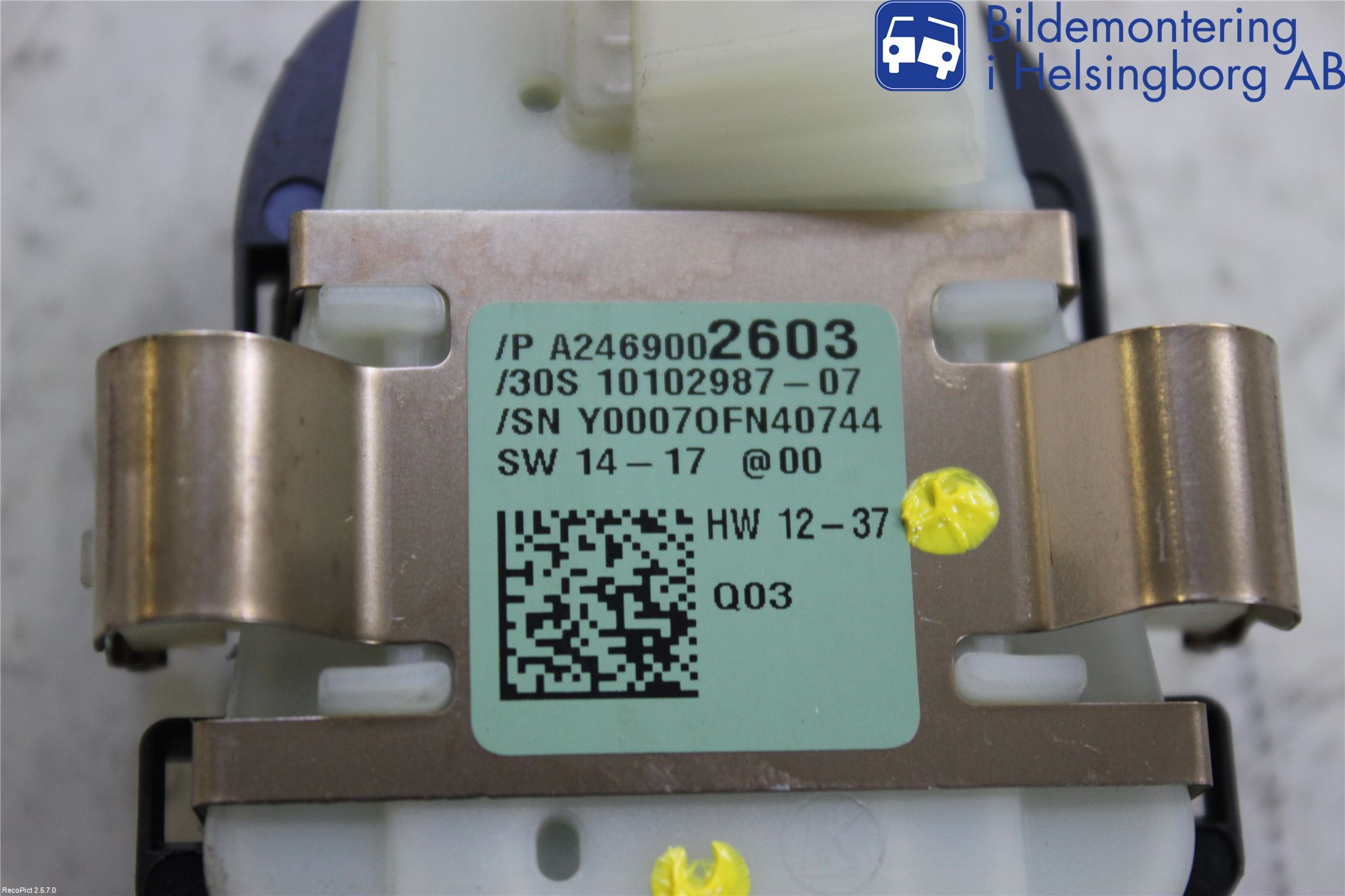 Mercedes-Benz MB CLA-KLASS (C117/X117) 13-19 Sensor Regnsensor