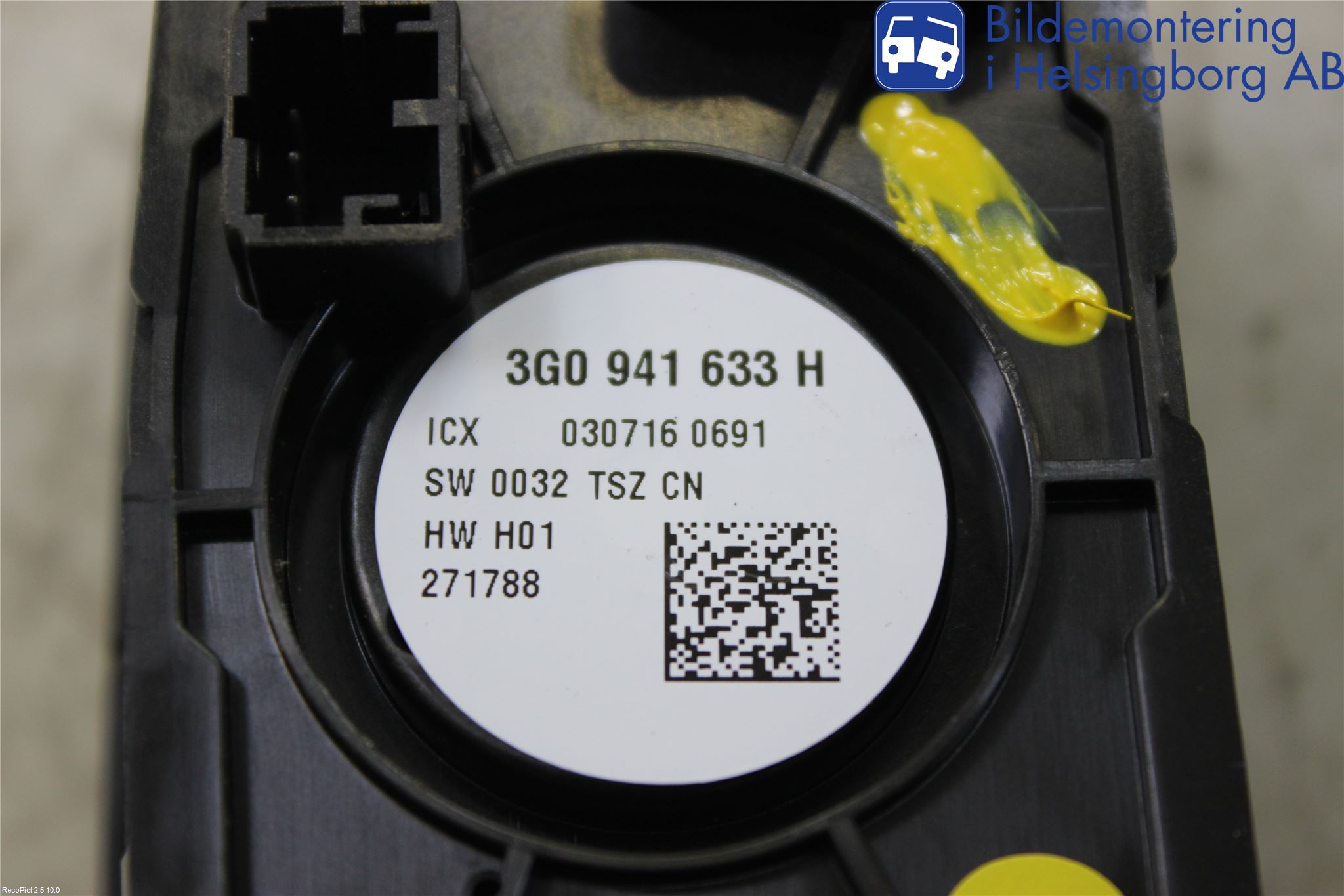 Volkswagen VW PASSAT 15-19 Bryter Hovedlys