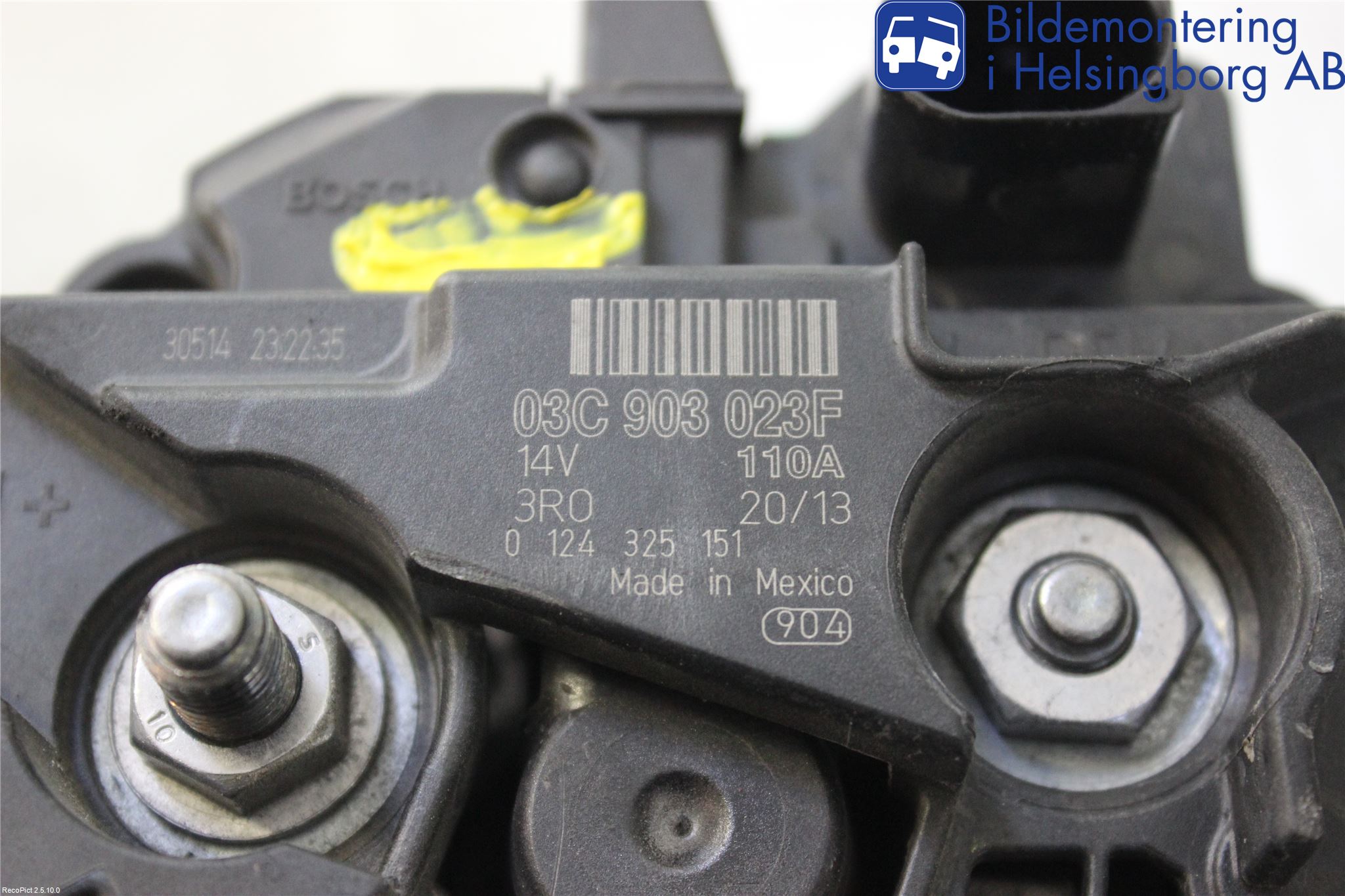 Volkswagen VW BEETLE 12- Dynamo