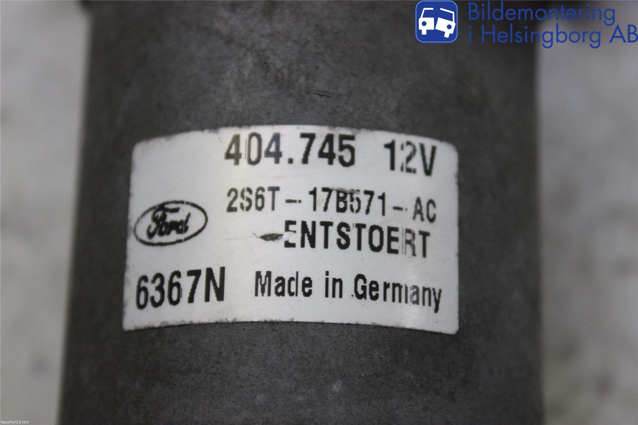 Ford FIESTA     06-08 Viskermotor Frontrute
