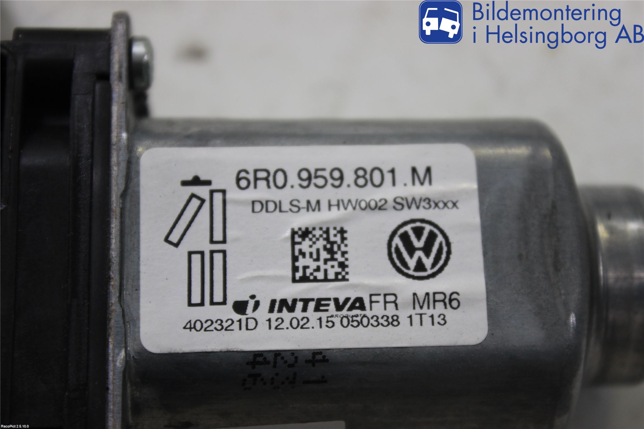 Volkswagen VW AMAROK 2H 10-22 Vindusheismotor