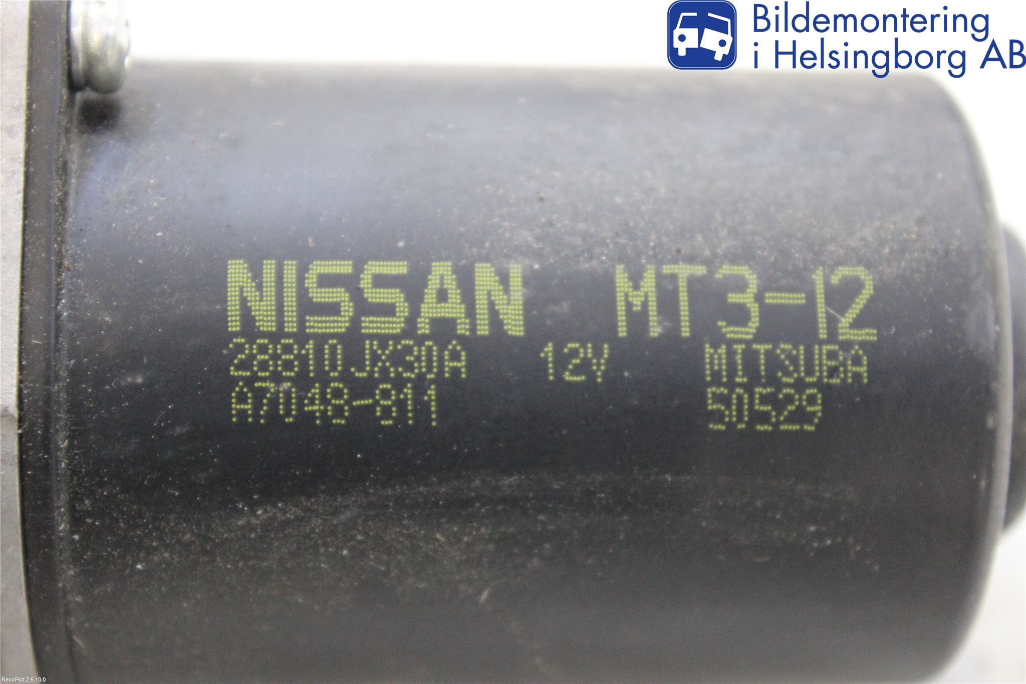 Nissan NV200/NV200 COMBI Viskermotor Frontrute