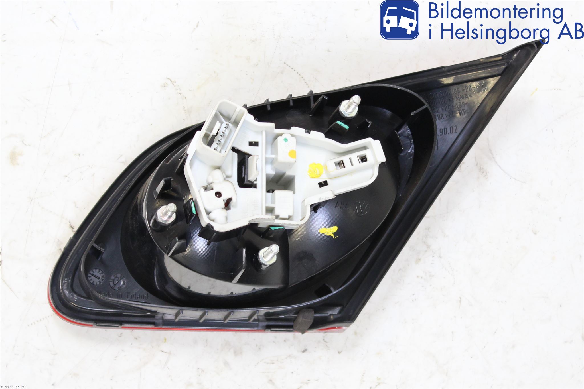 Volkswagen VW PASSAT CC 08-16 Baklykt Venstre  På Luke(Indre