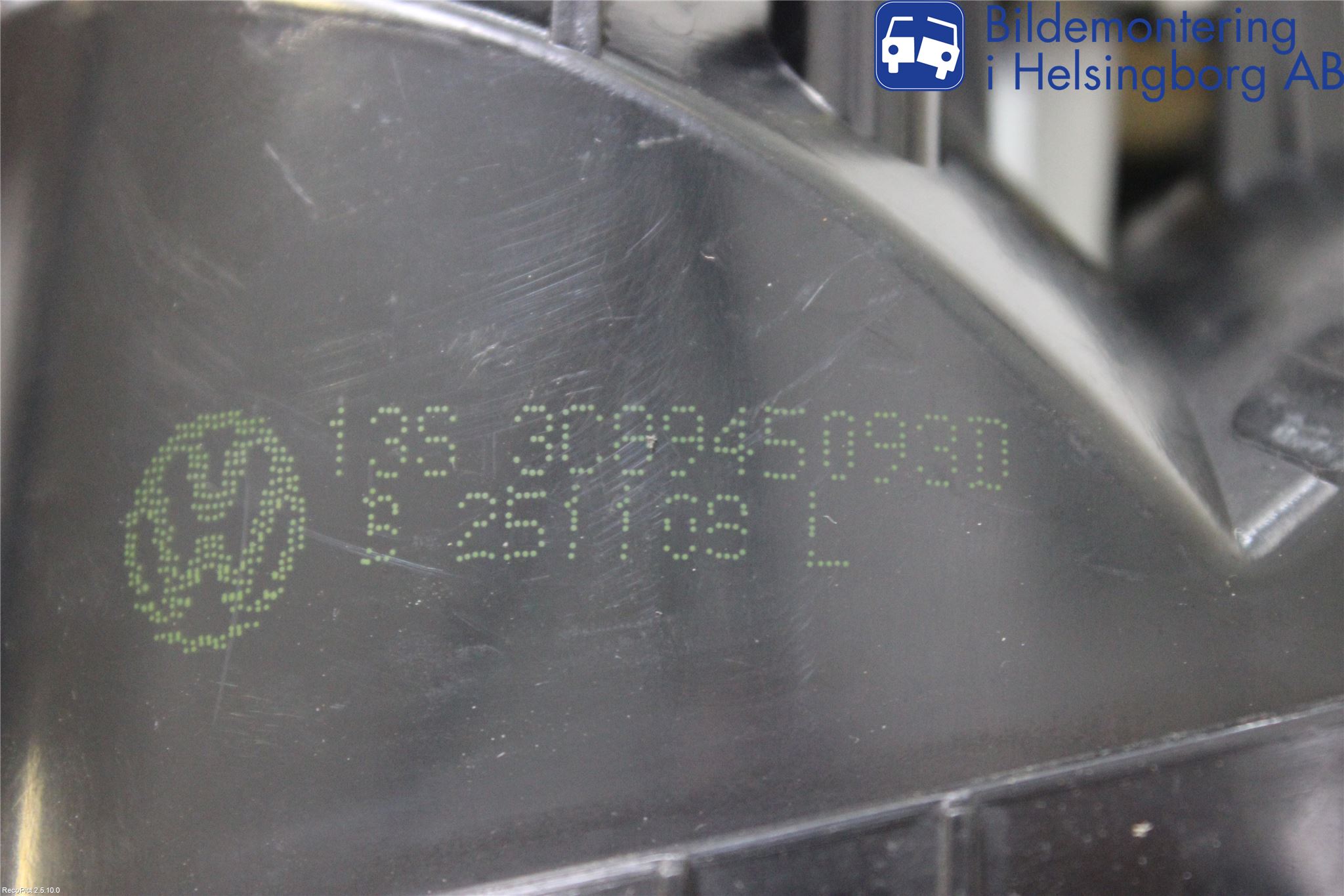 Volkswagen VW PASSAT CC 08-16 Baklykt Venstre  På Luke(Indre
