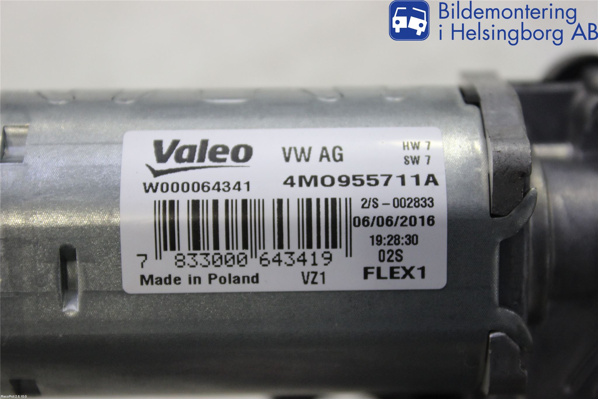 Audi A4/S4 B9 16-19 Viskermotor Bakluke