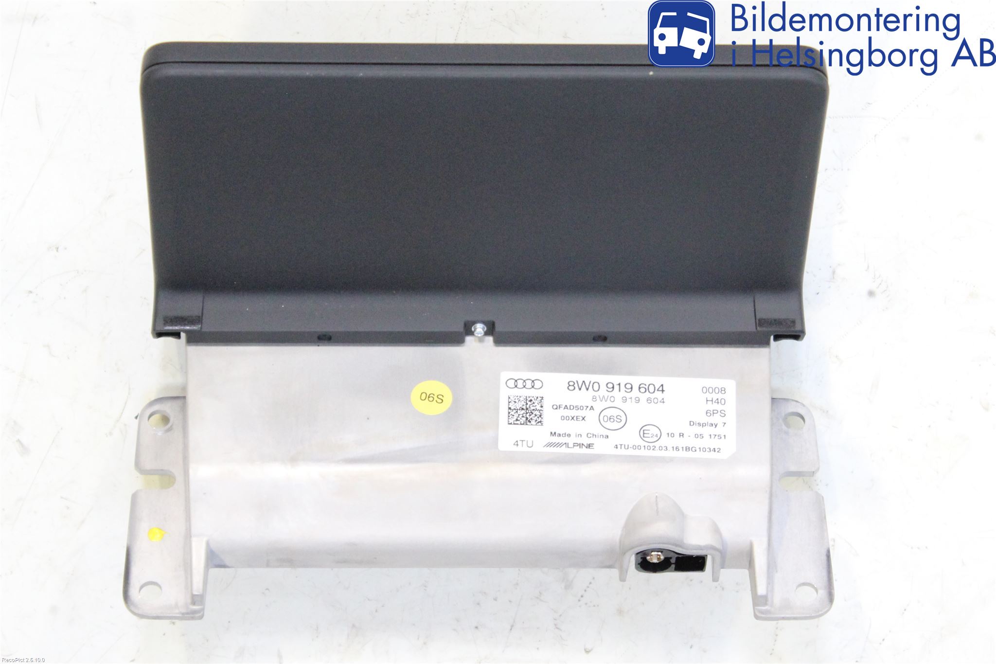 Audi A4/S4 B9 16-19 Instr Varselys - Display