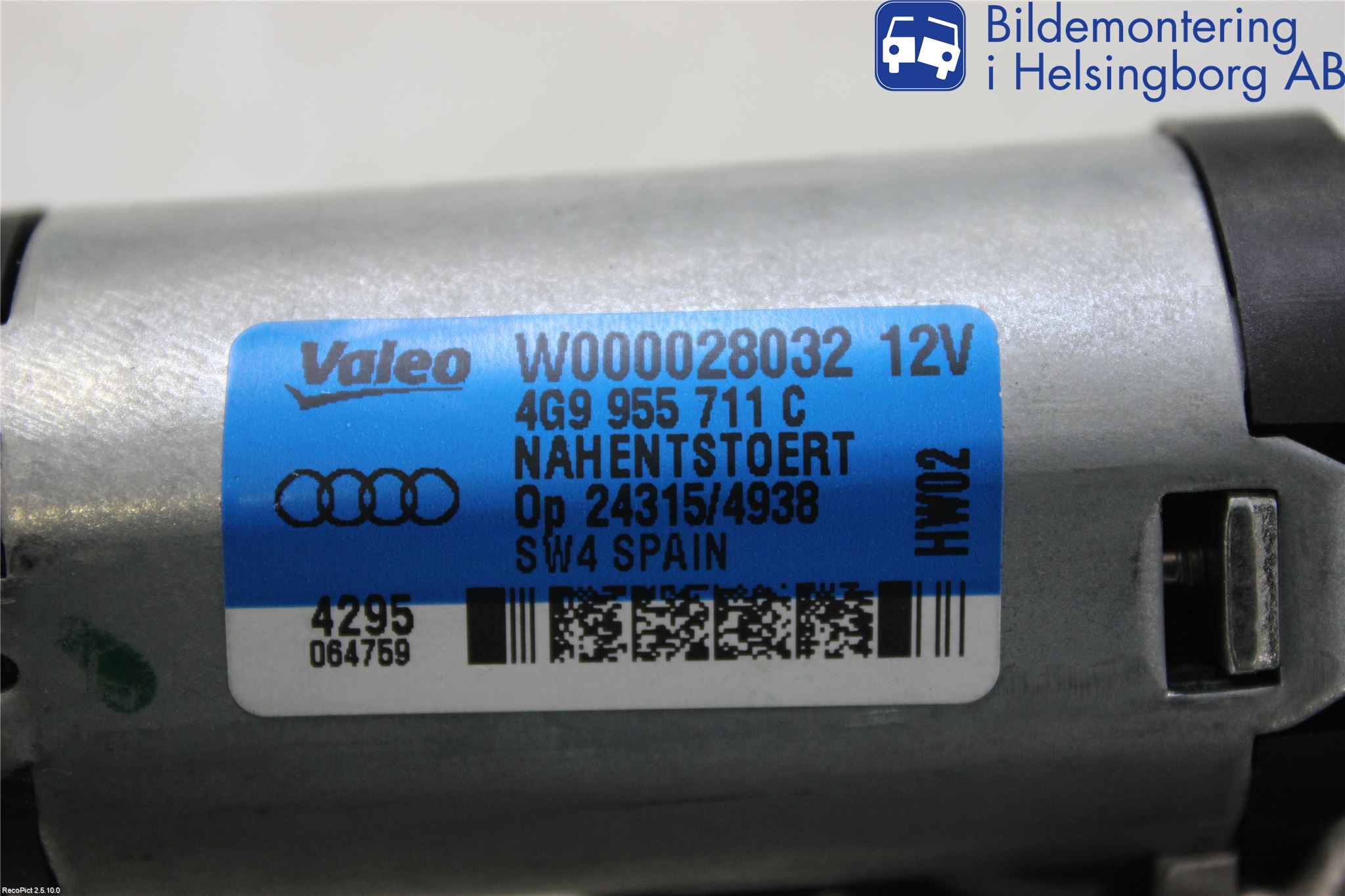 Audi Q3 8U 12-18 Viskermotor Bakluke