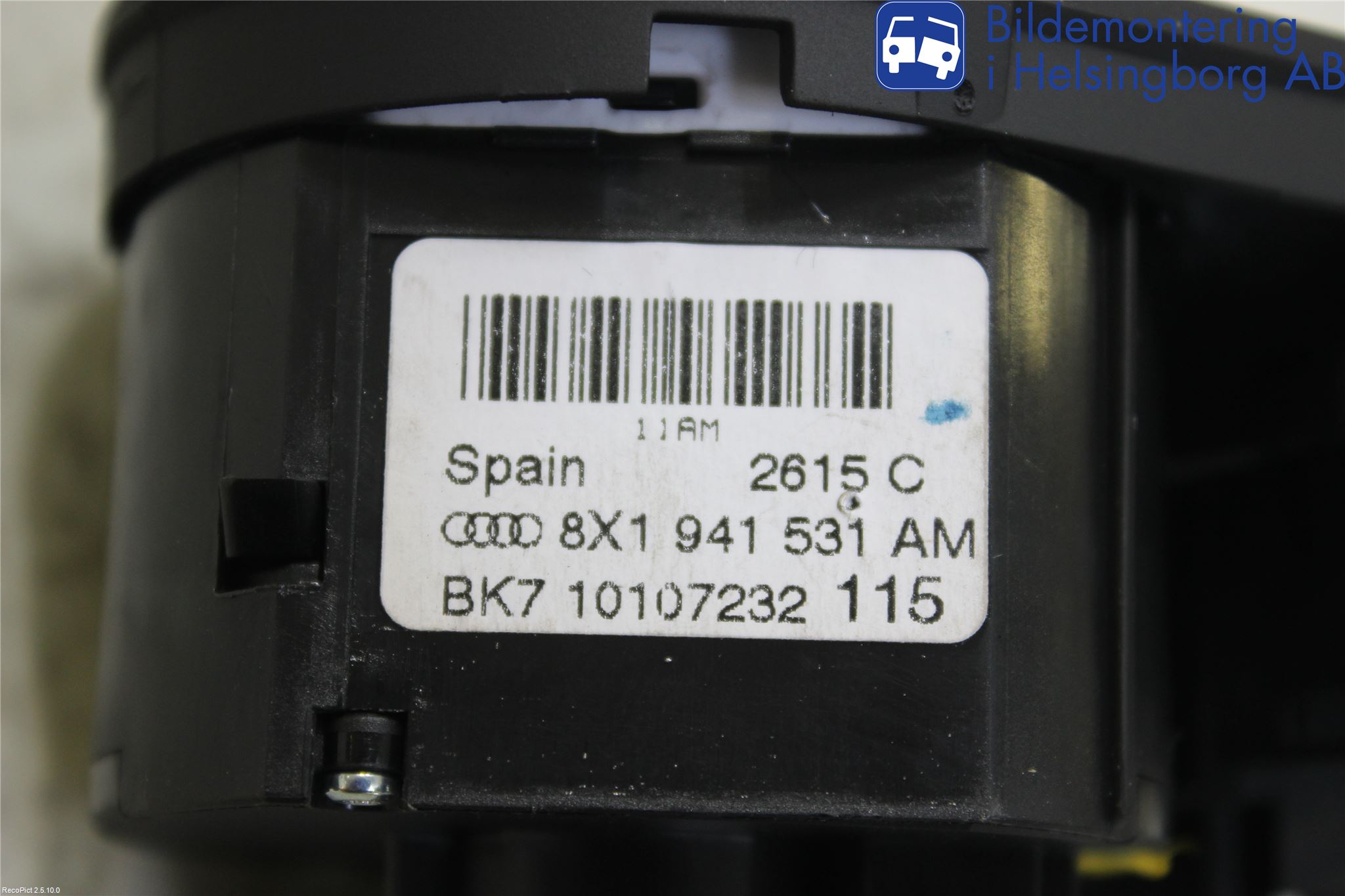 Audi Q3 8U 12-18 Bryter Hovedlys