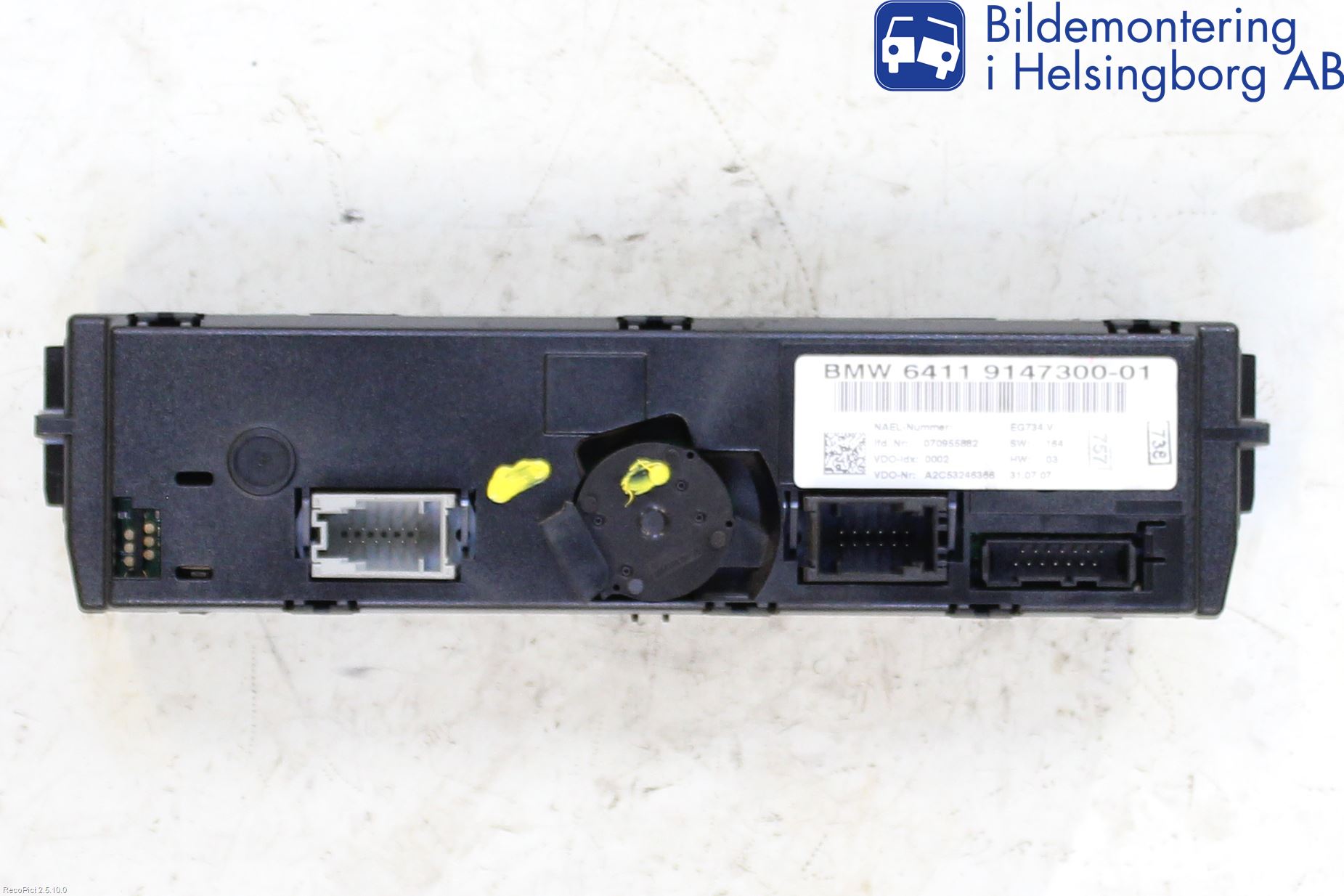 BMW 3 E92/93 Coupé/Cab 05-14 Varme Ac Betjening-Display