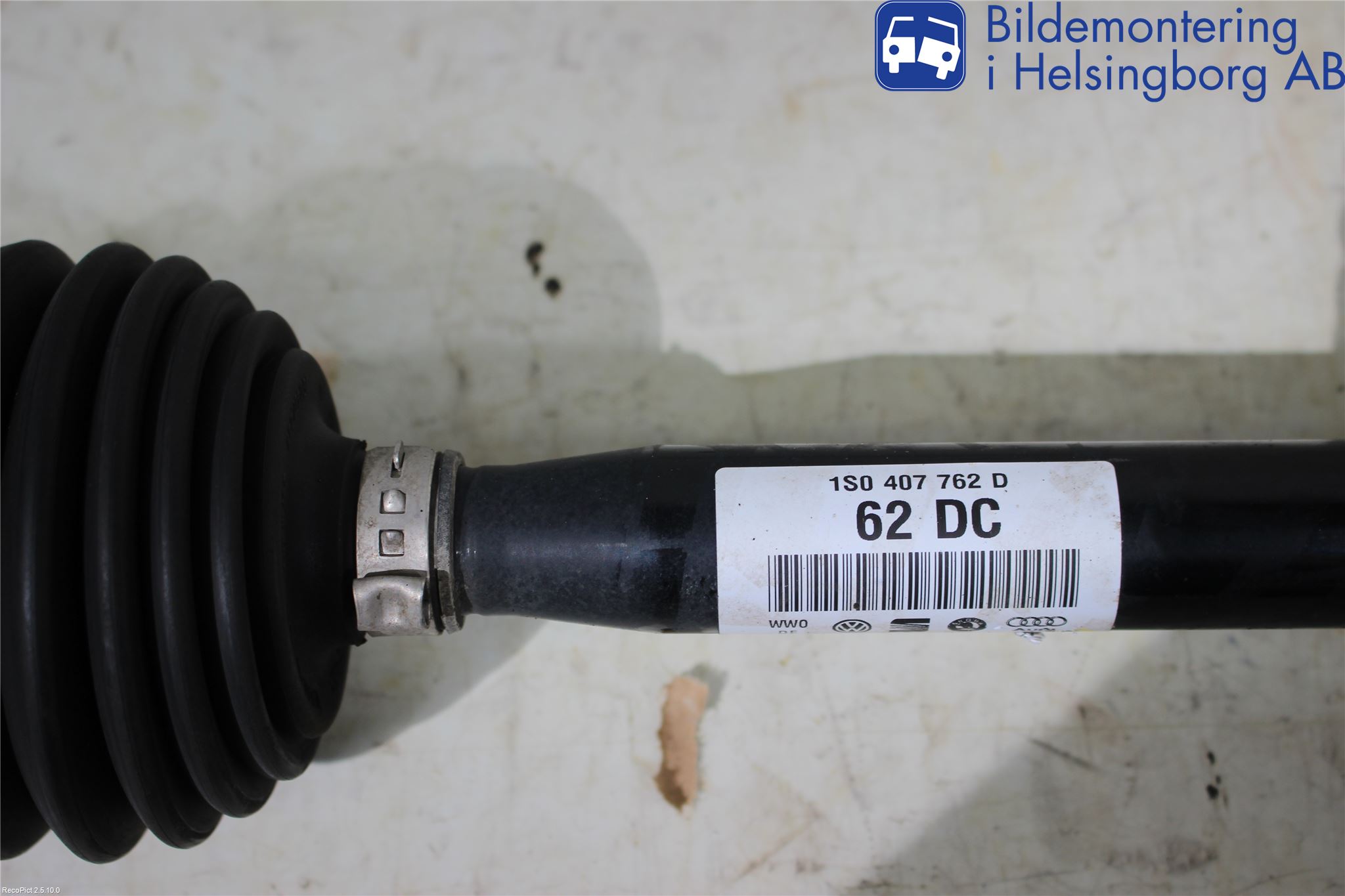Skoda CITIGO / CITIGO E IV Drivaksel Foran Kompl Høyre