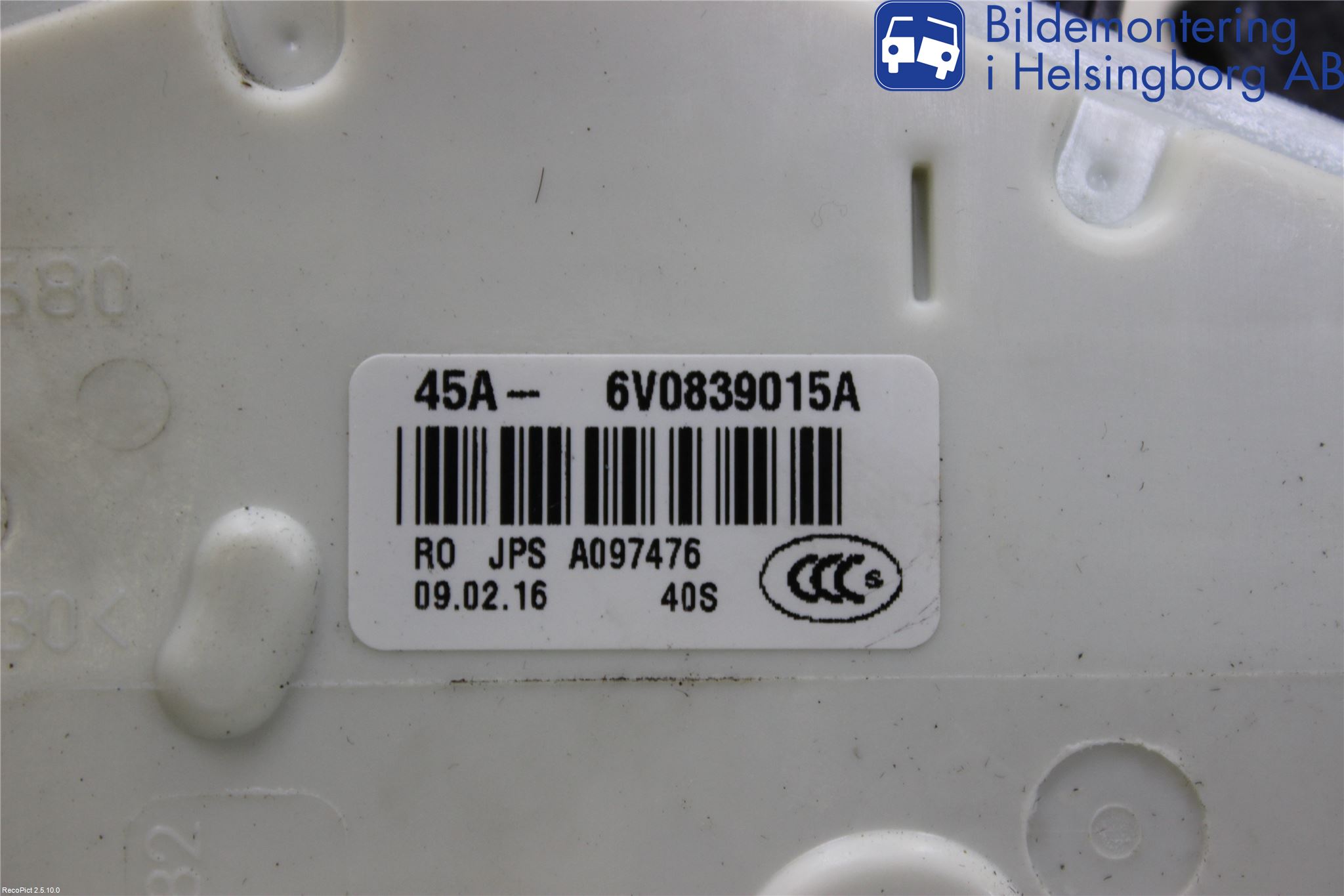 Skoda FABIA 15-21 Sentrallåsmotor Venstre