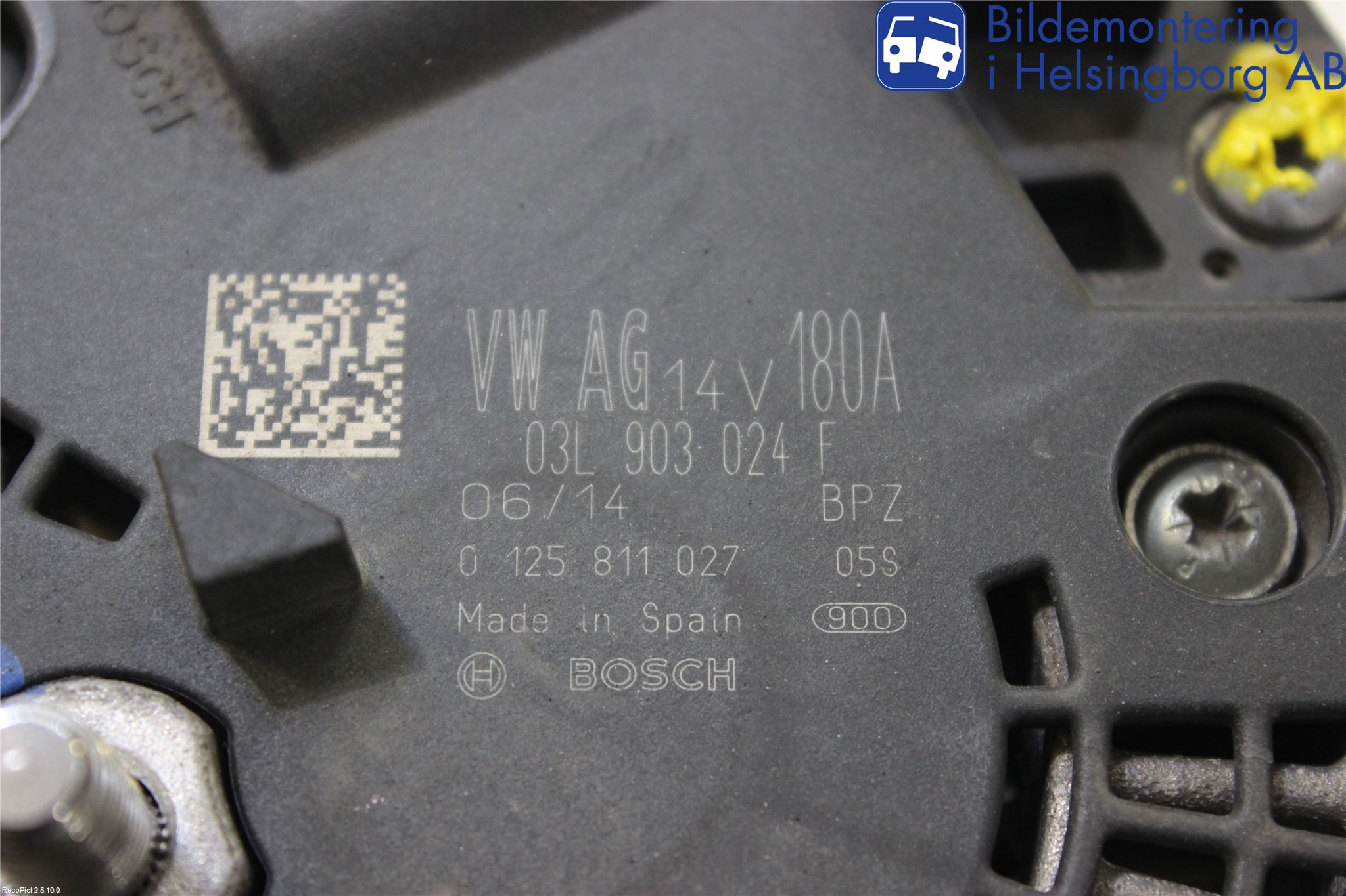 Volkswagen VW SHARAN 11- Dynamo