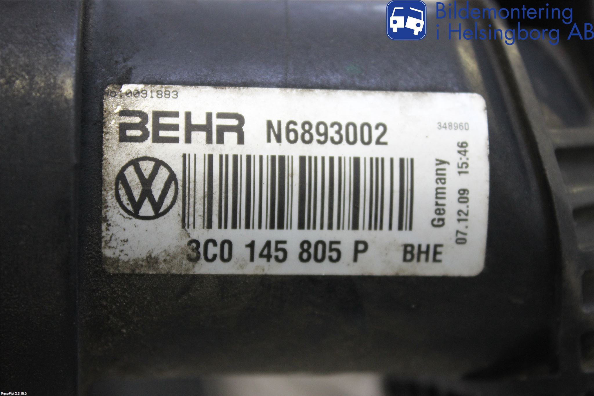 Volkswagen VW PASSAT 05-11 Intercooler Radiator