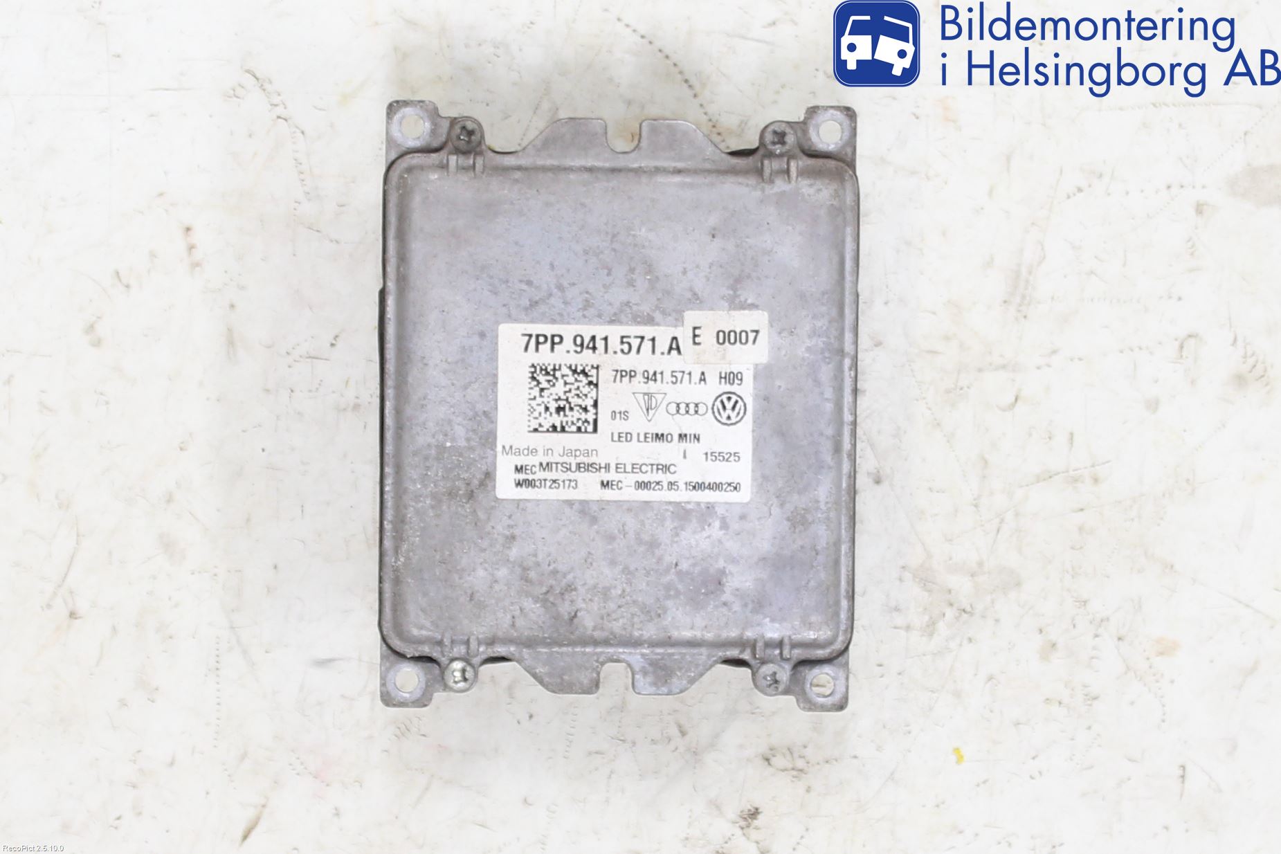 Volkswagen VW PASSAT 15-19 Styreenhet Xenon