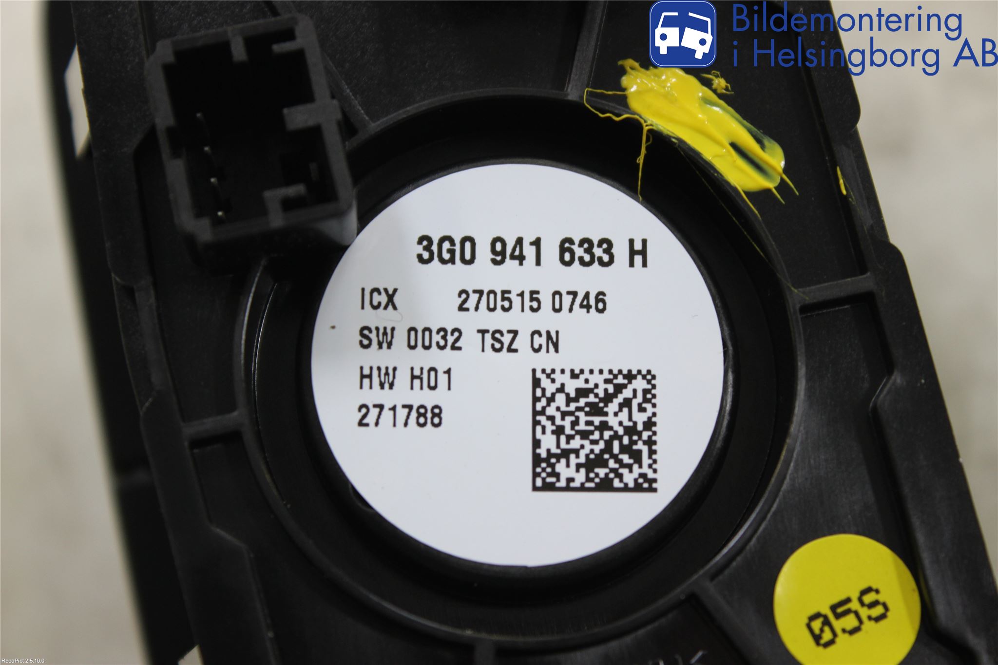 Volkswagen VW PASSAT 15-19 Bryter Hovedlys