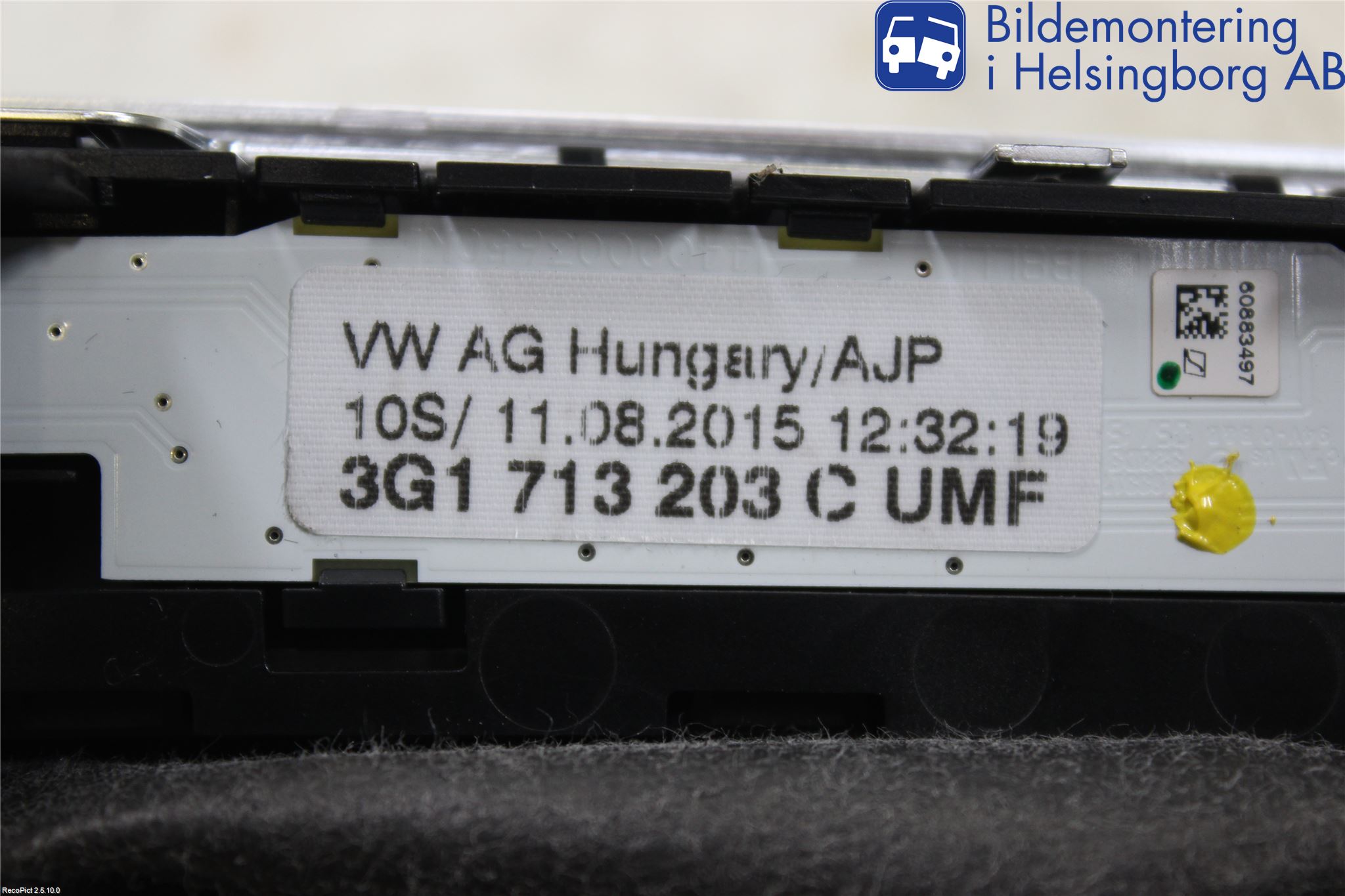 Volkswagen VW PASSAT 15-19 Gearspak Mansjett