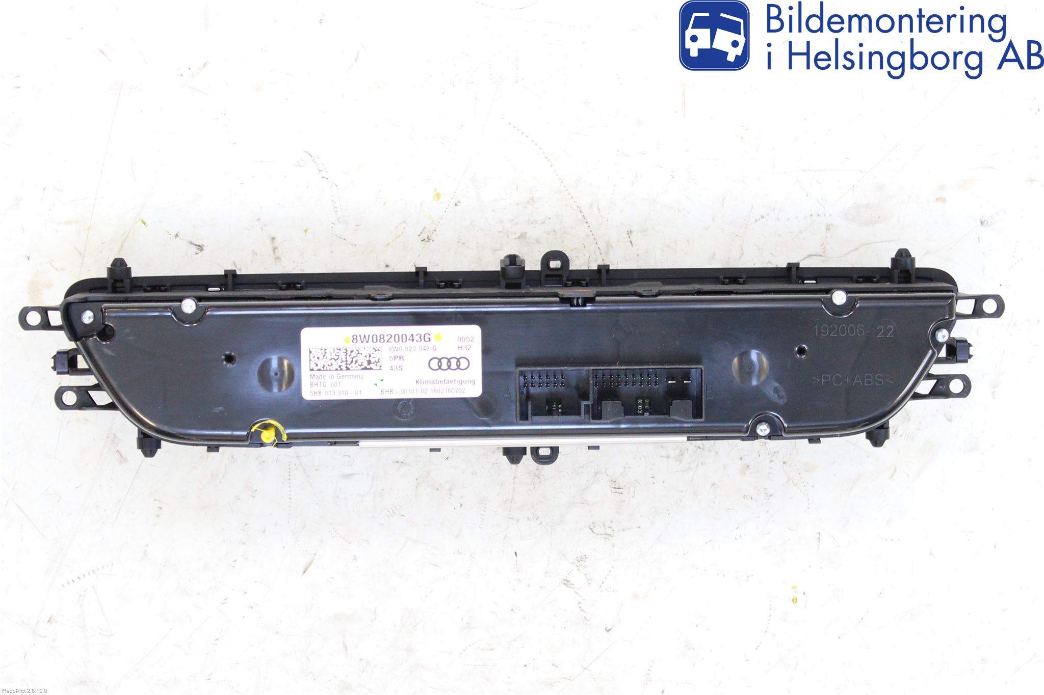 Audi A4/S4 B9 16-19 Varme Ac Betjening-Display