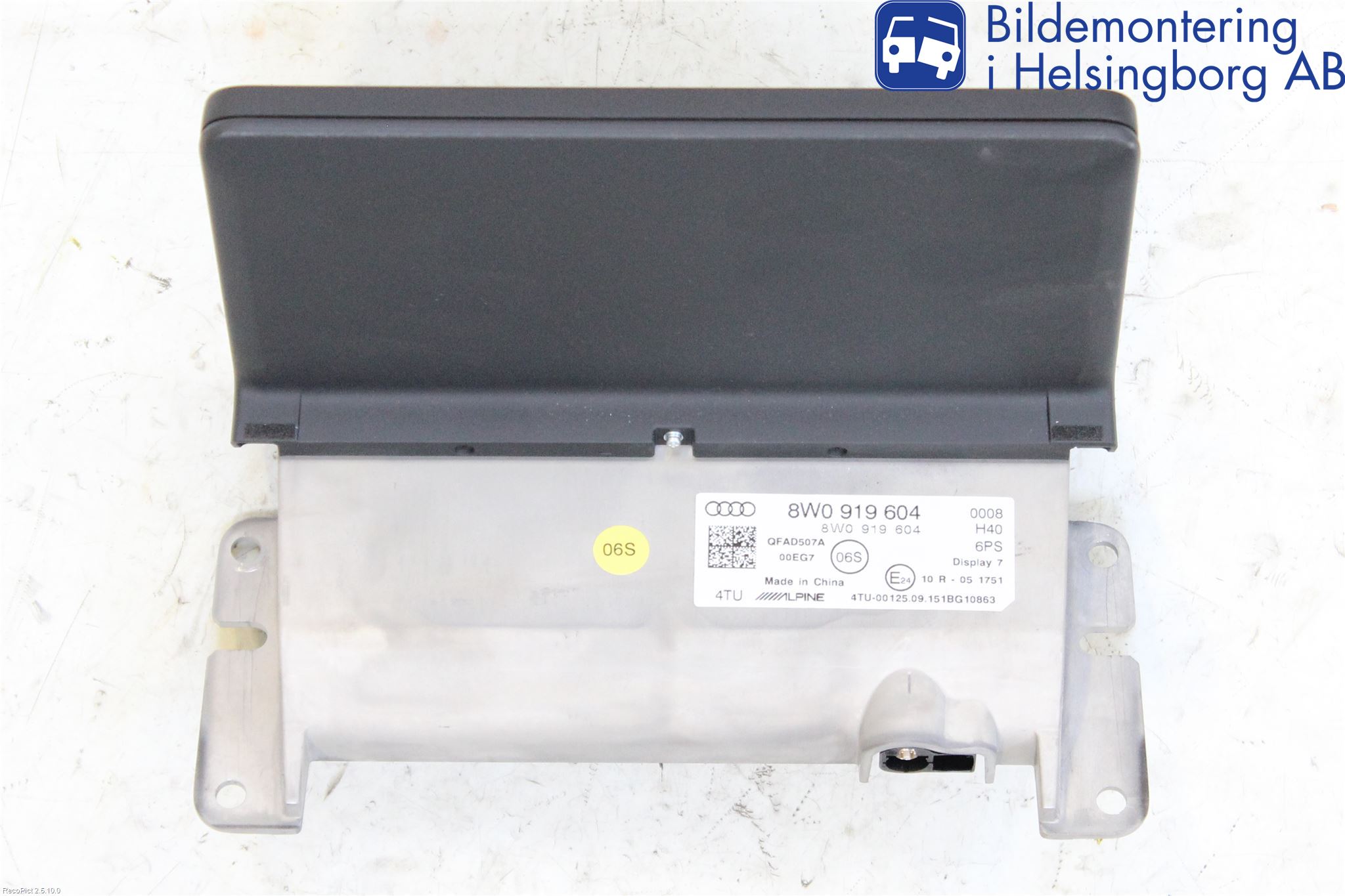 Audi A4/S4 B9 16-19 Instr Varselys - Display