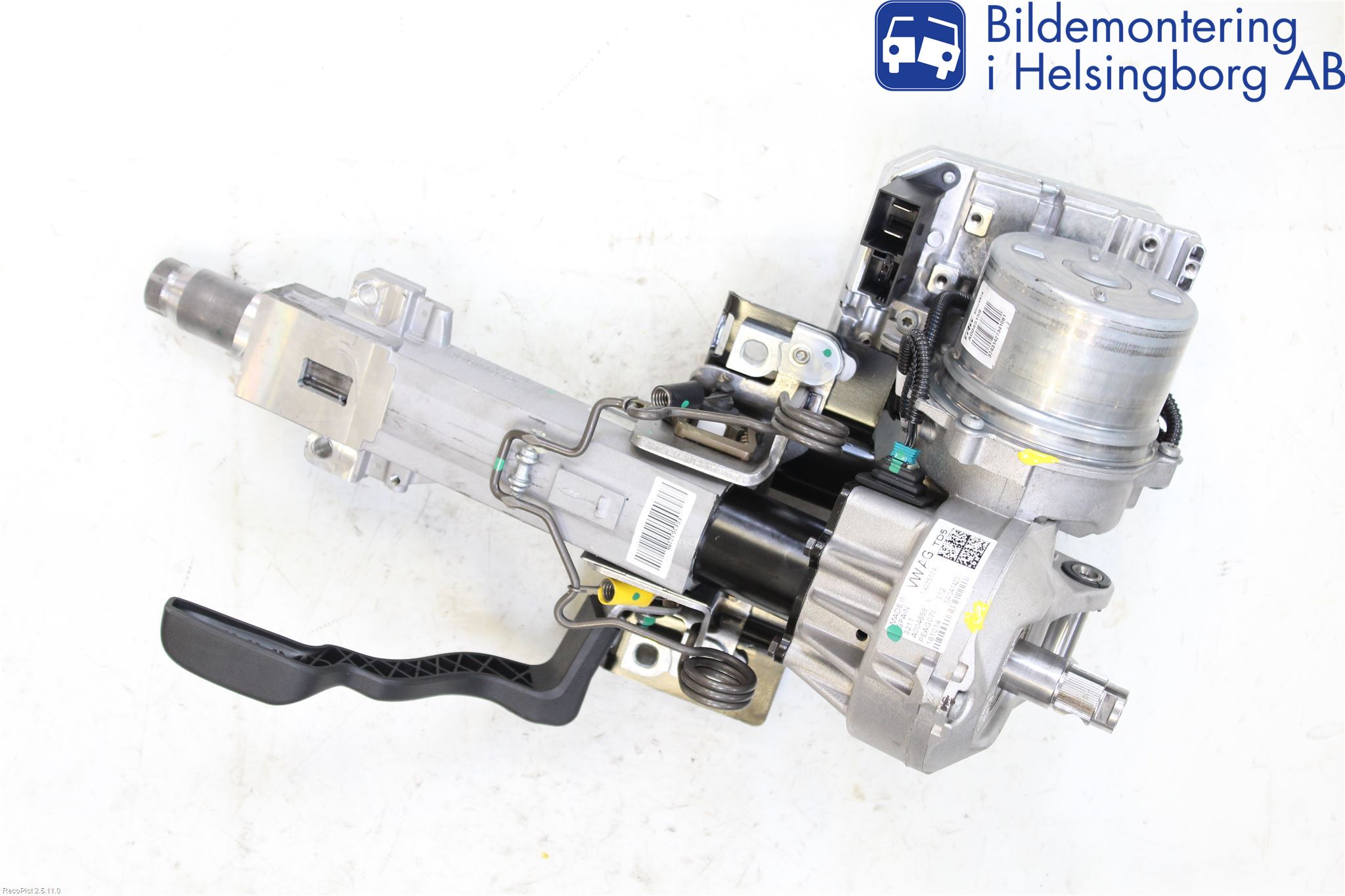 Volkswagen VW POLO 10-17 Rattakselaggregat Innebygd Servo