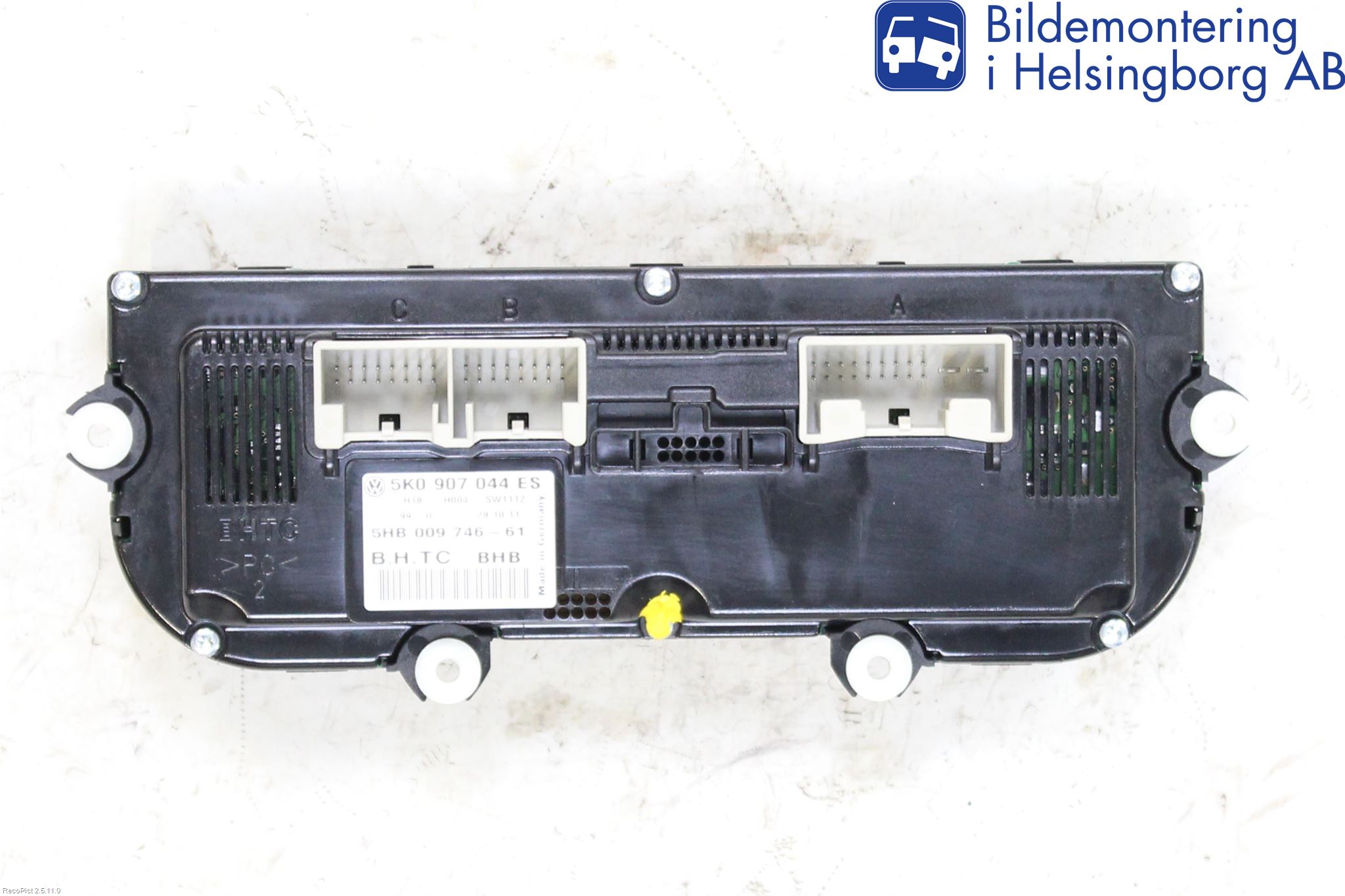 Volkswagen VW GOLF PLUS/CROSS GOLF 04-14 Varme Ac Betjening-Display