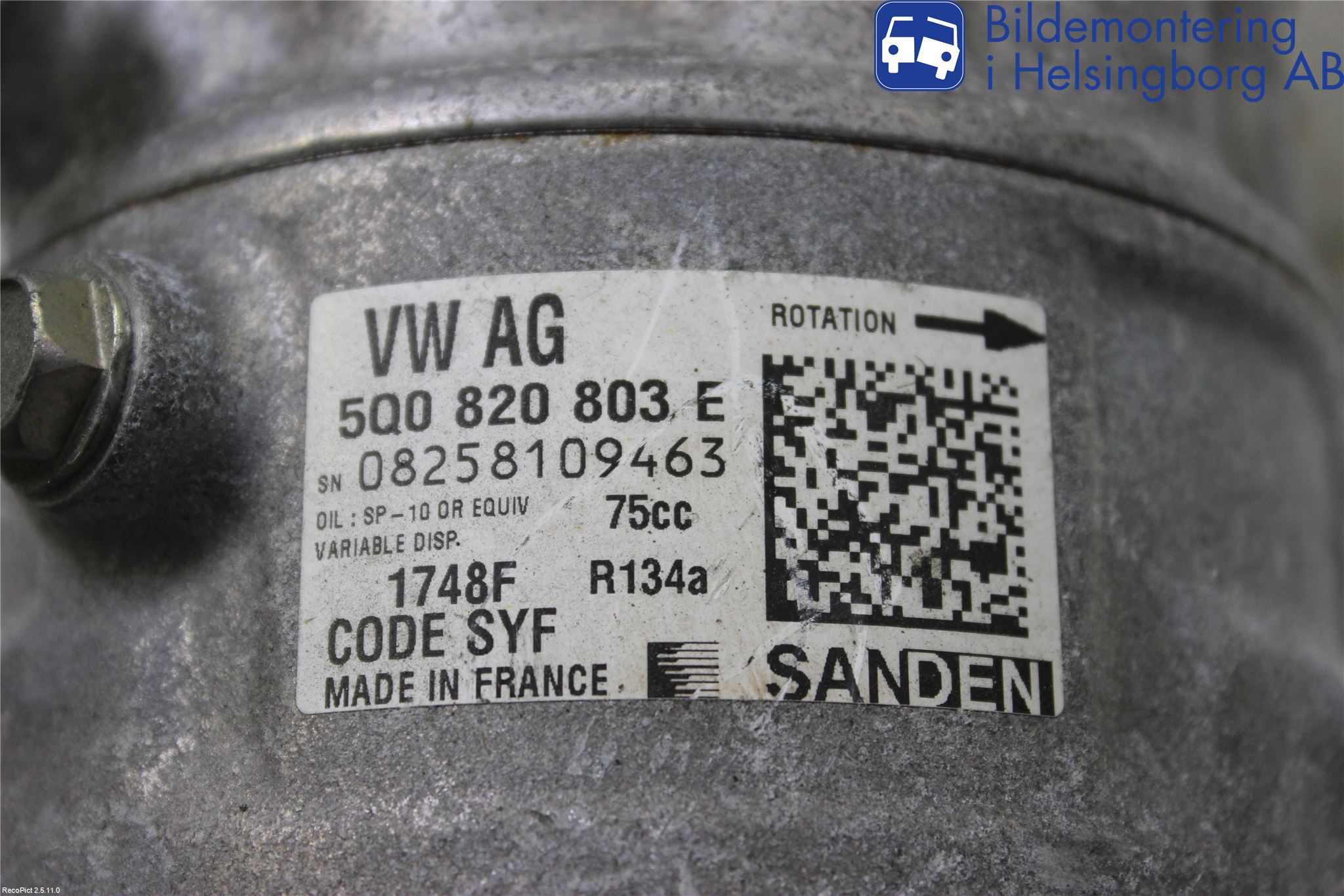 Volkswagen VW POLO 10-17 Dynamo
