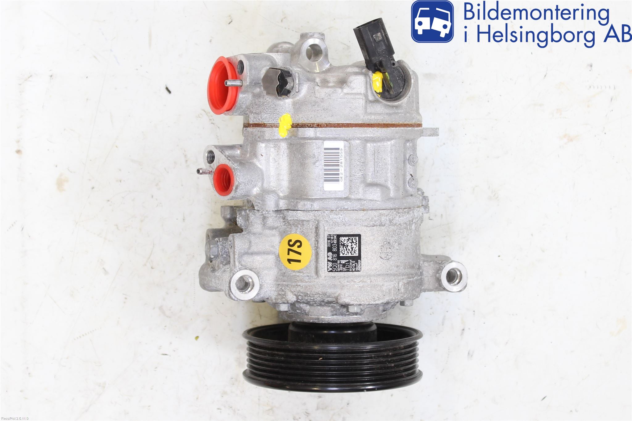 Volkswagen VW TIGUAN 16-24 Varme Ac Kompressor