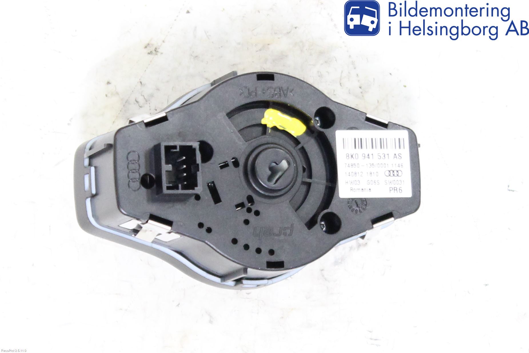 Audi A4 12-15 Bryter Hovedlys