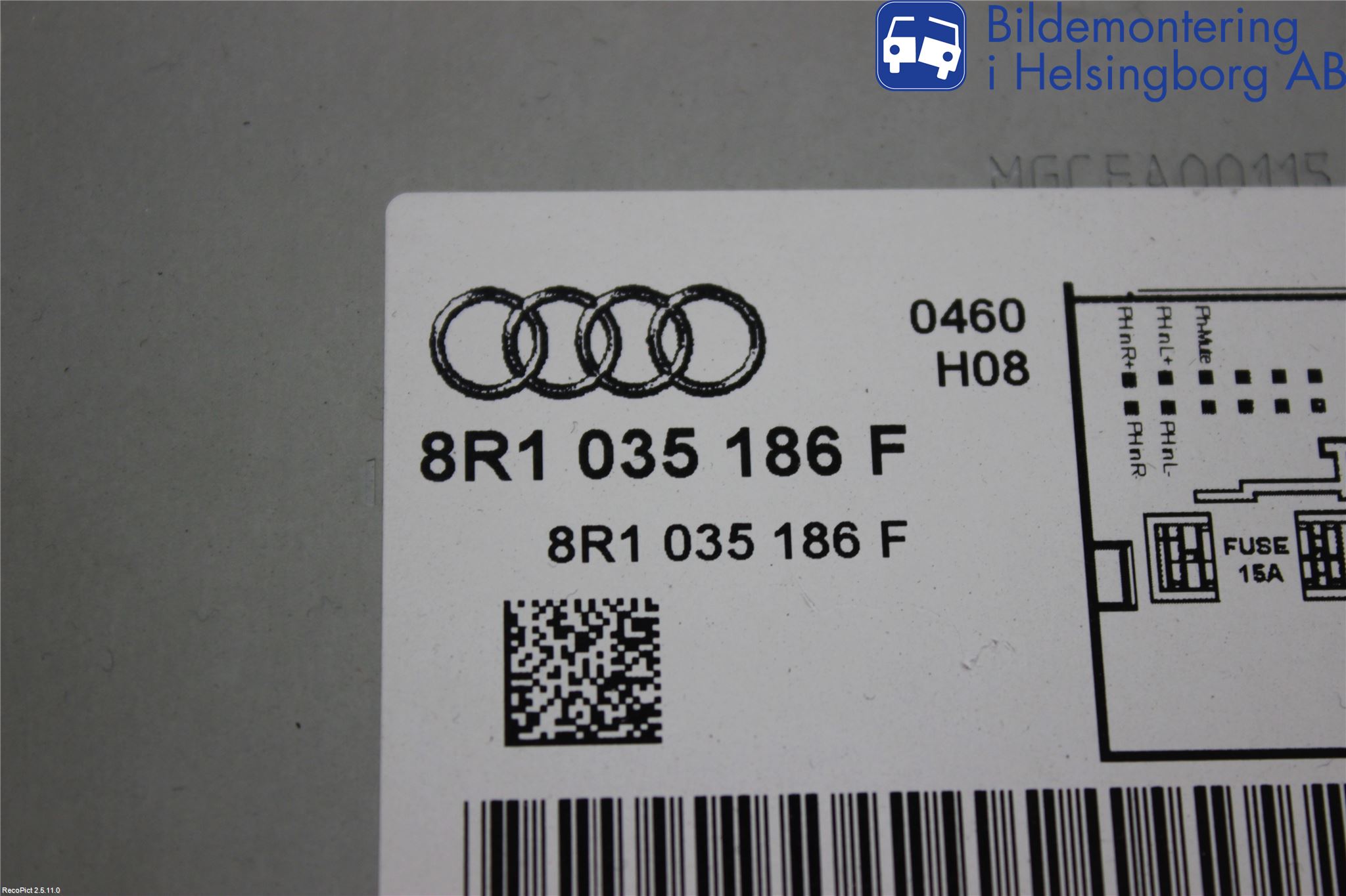 Audi A4 12-15 Stereo Radio Med Cd