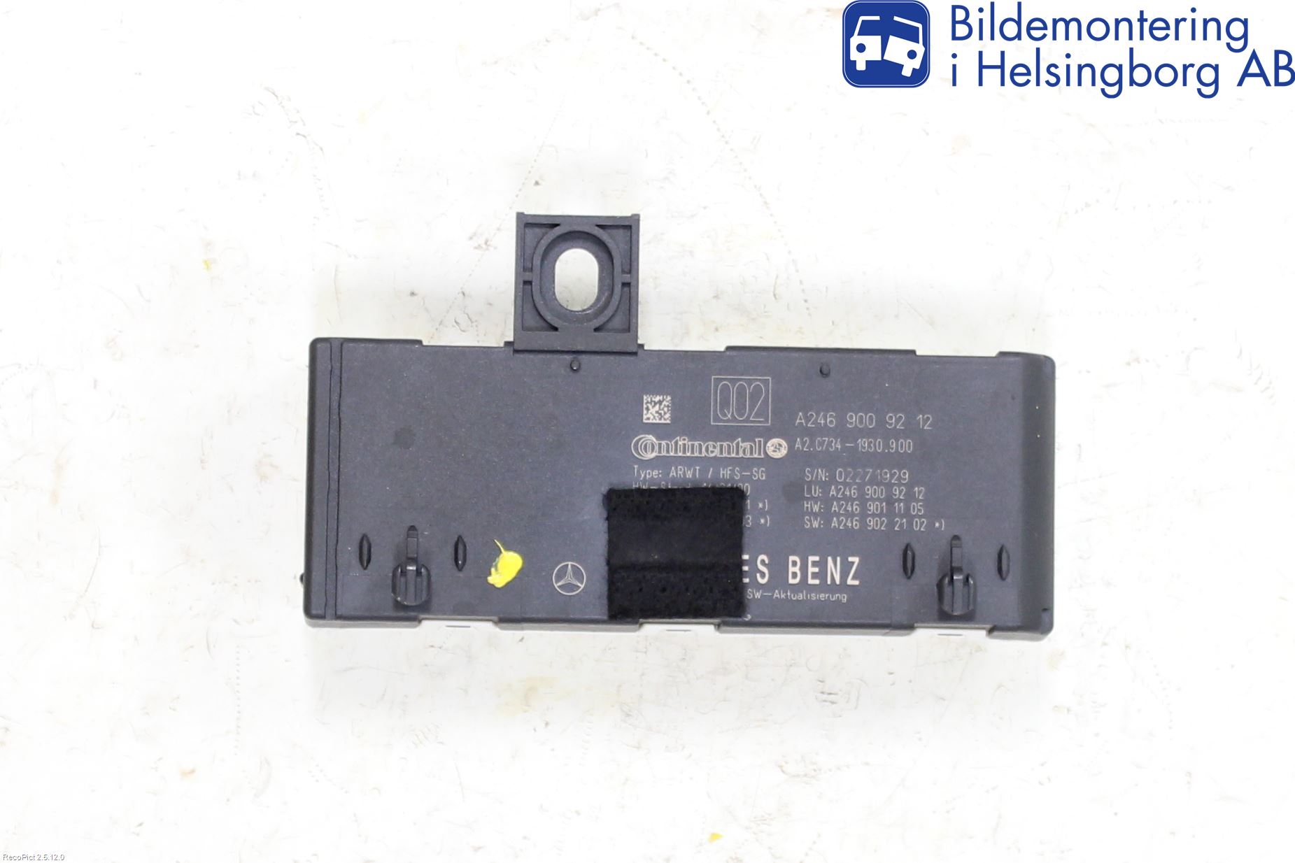 Mercedes-Benz MB CLA-KLASS (C117/X117) 13-19 Styreenhet Bakluke