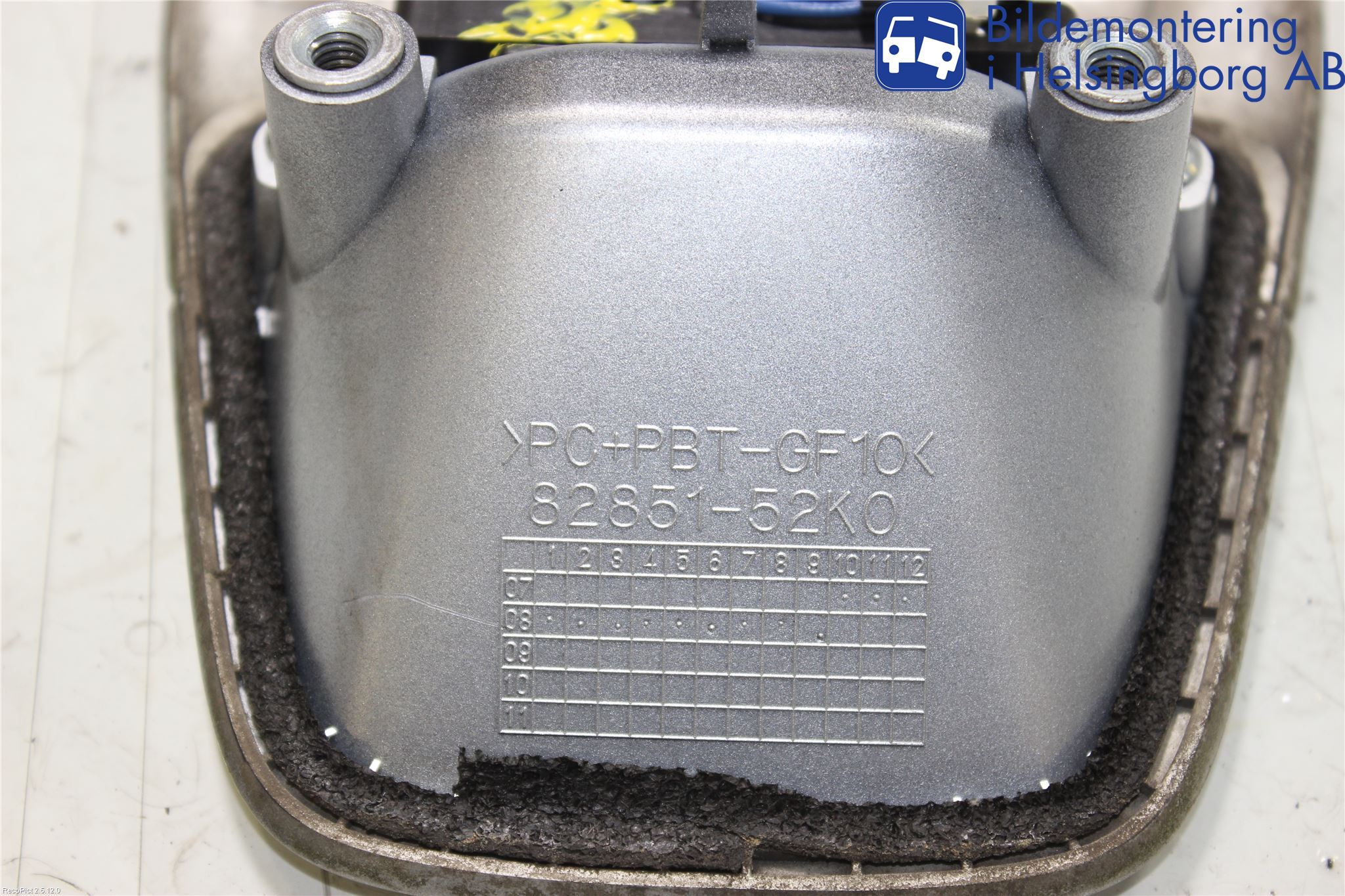 Opel AGILA B 08-15 Bakluke Handtak Ytre