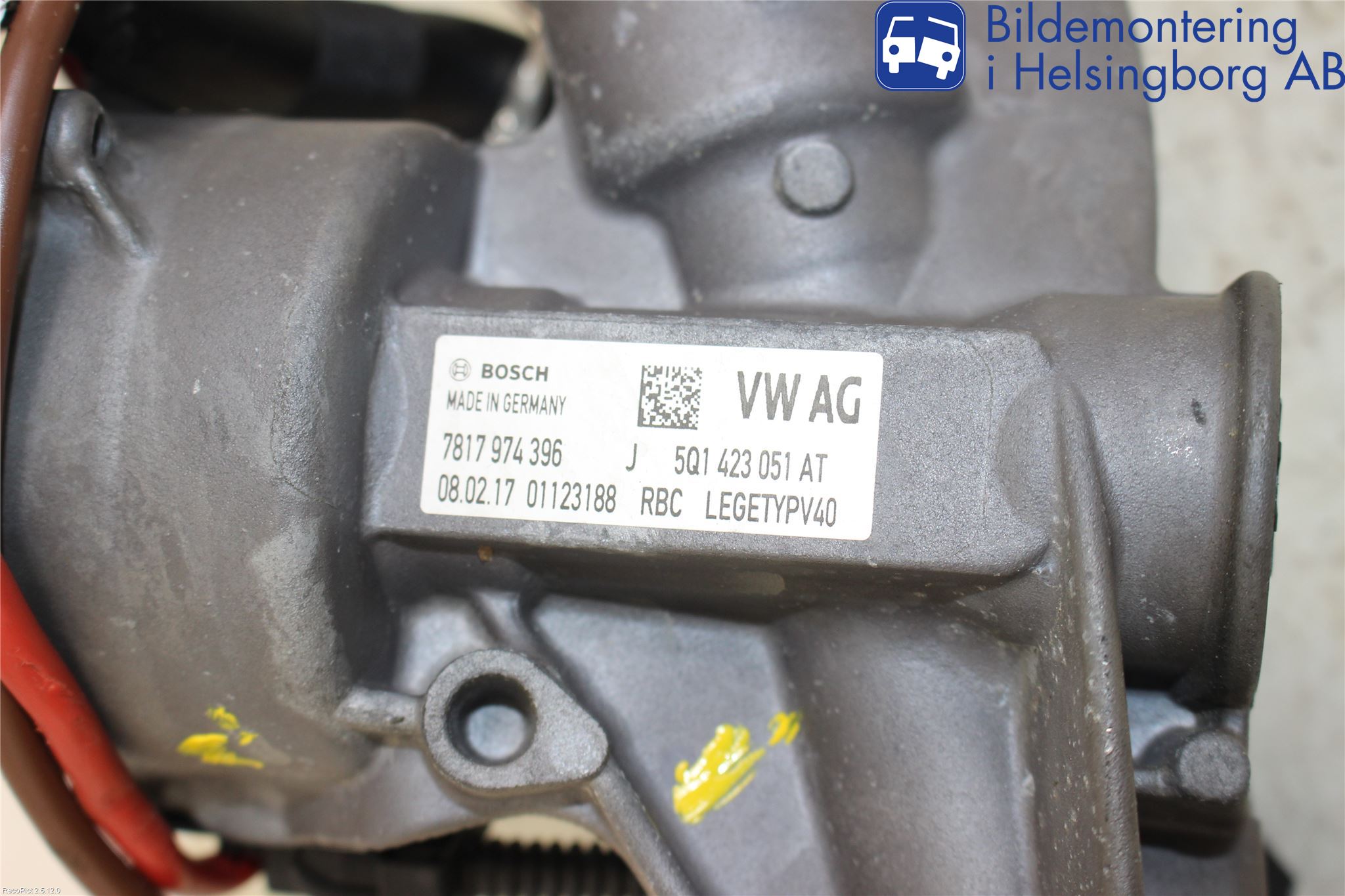 Skoda OCTAVIA (5E) 13-20 Servo Snekke - Tannstang