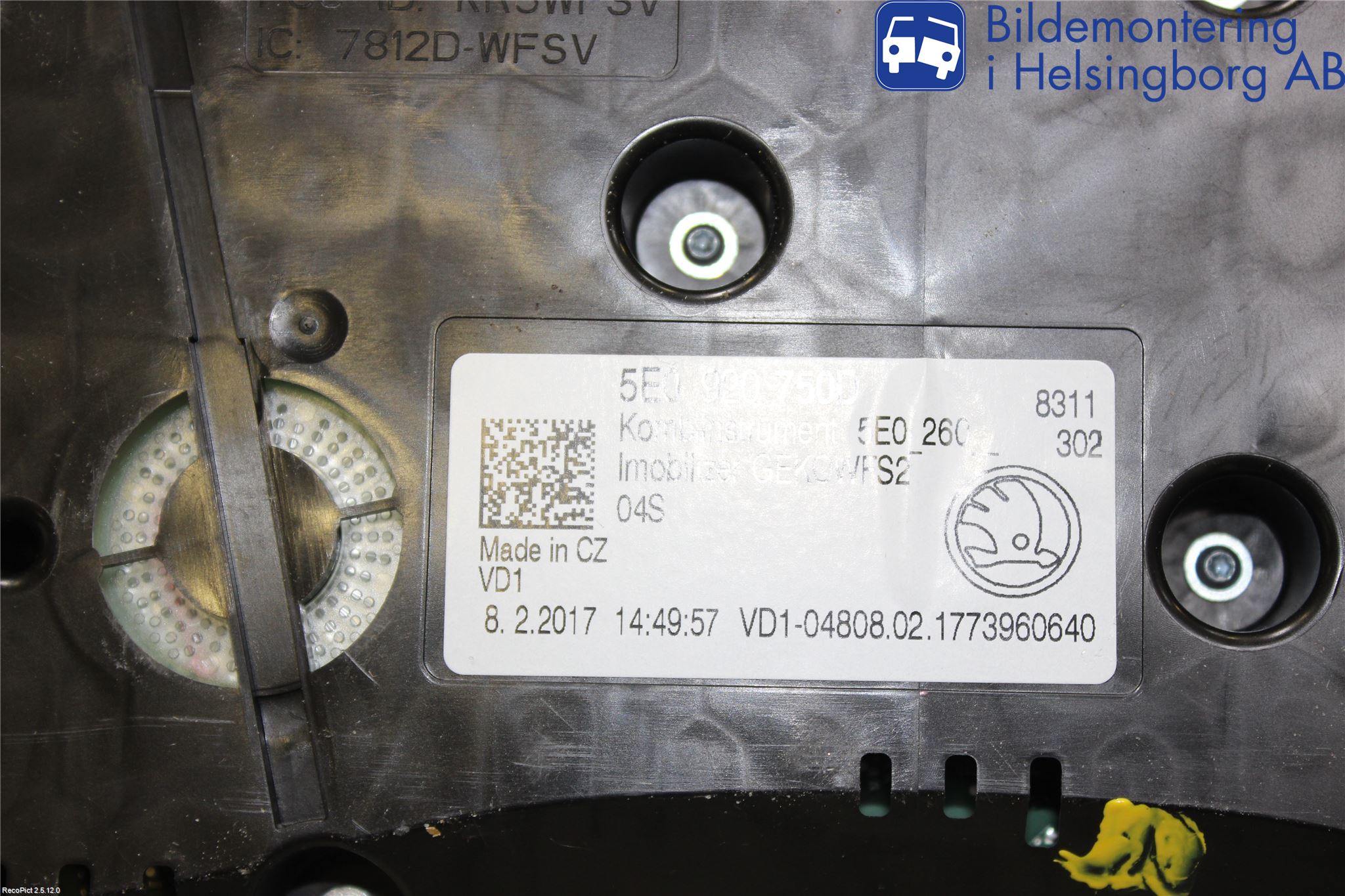 Skoda OCTAVIA (5E) 13-20 Instr Kombinert