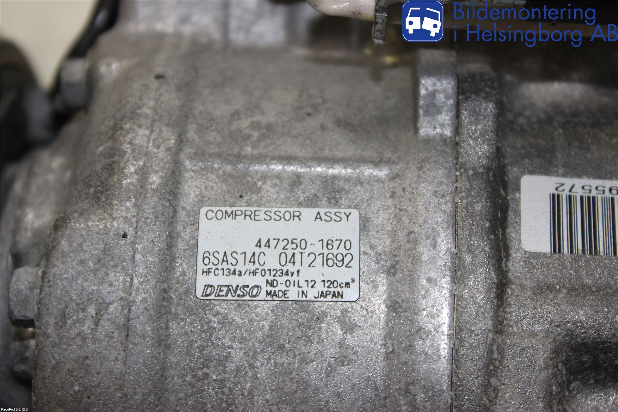 Mercedes-Benz MB A-KLASS (W176) 13-18 Varme Ac Kompressor