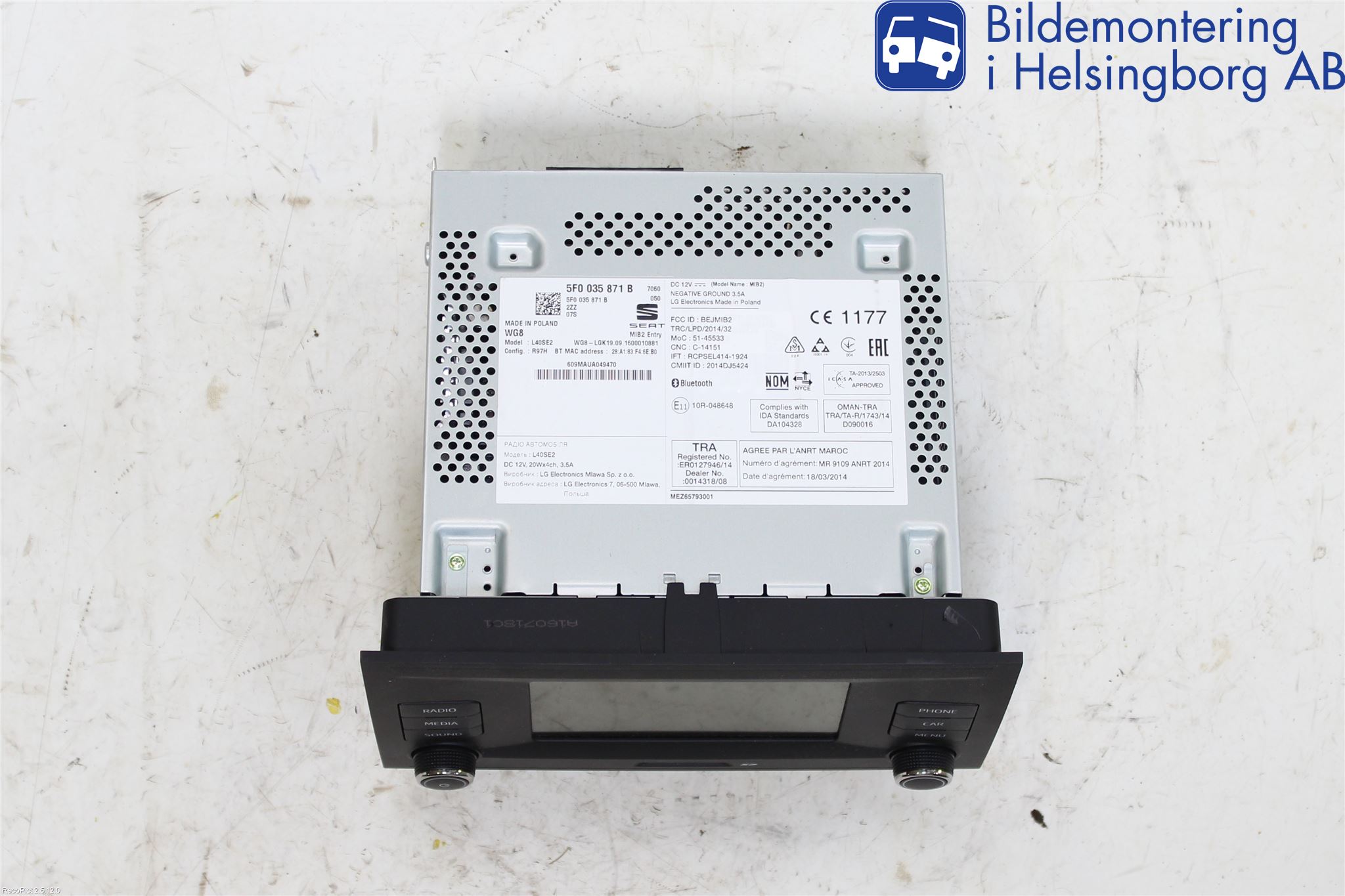 Seat IBIZA IV 08-16 Stereo Radio Med Cd