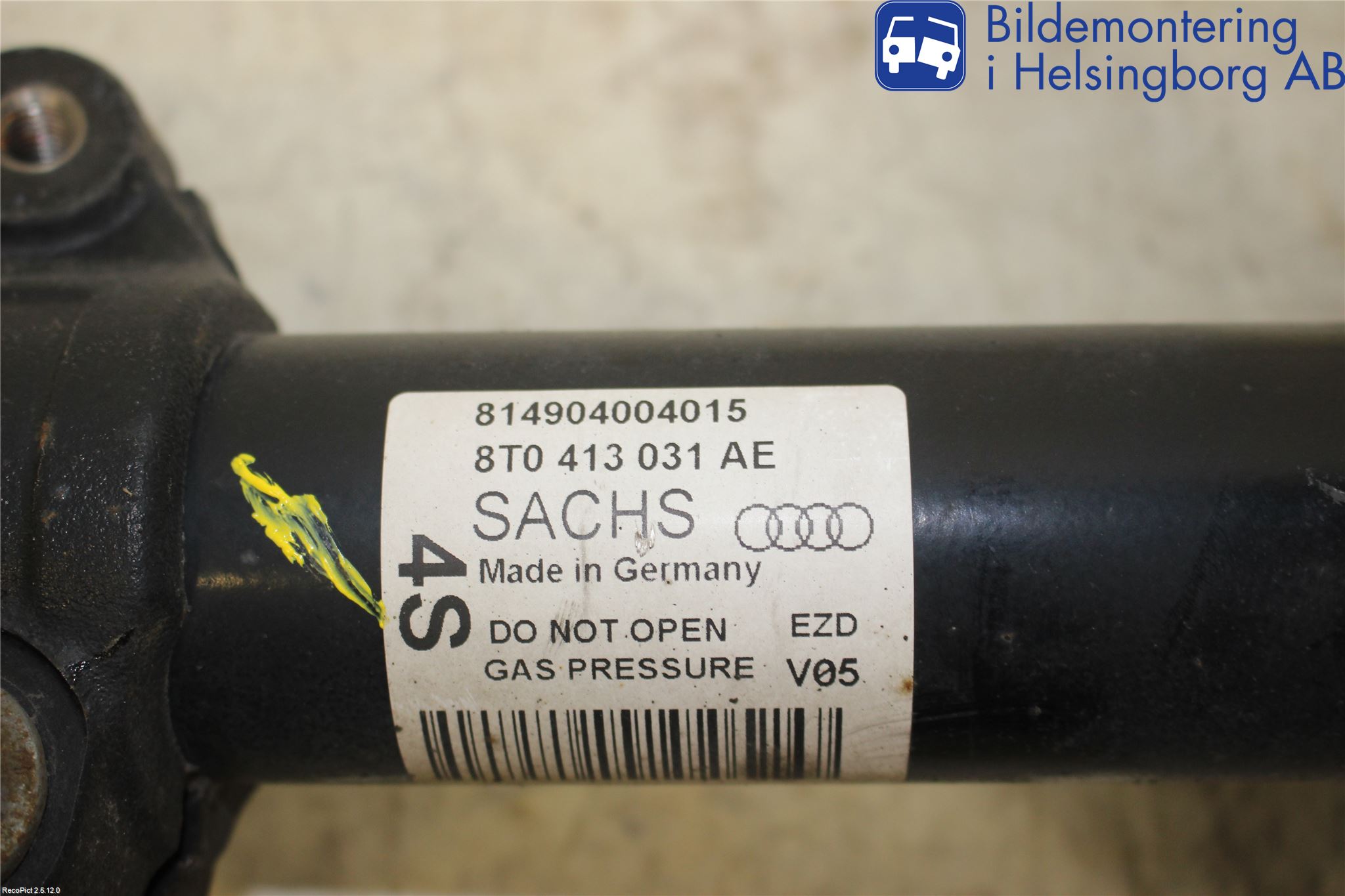 Audi A4 12-15 Fjærbein Foran Høyre