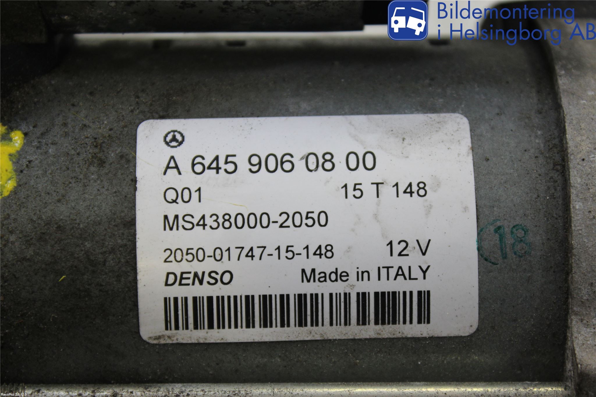 Mercedes-Benz MB CLA-KLASS (C117/X117) 13-19 Startmotor