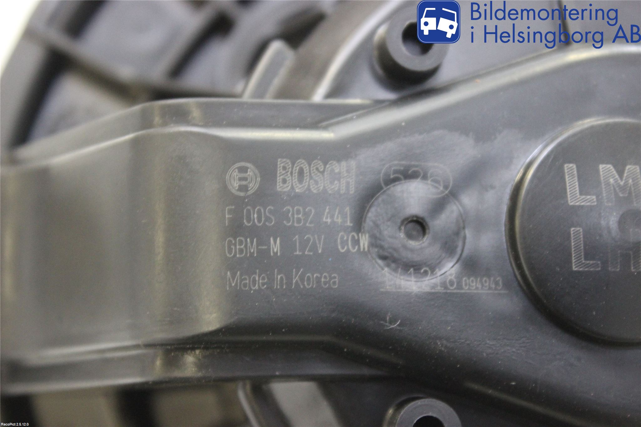 Kia SPORTAGE (SL) 11-15 Varmeapparat Viftemotor