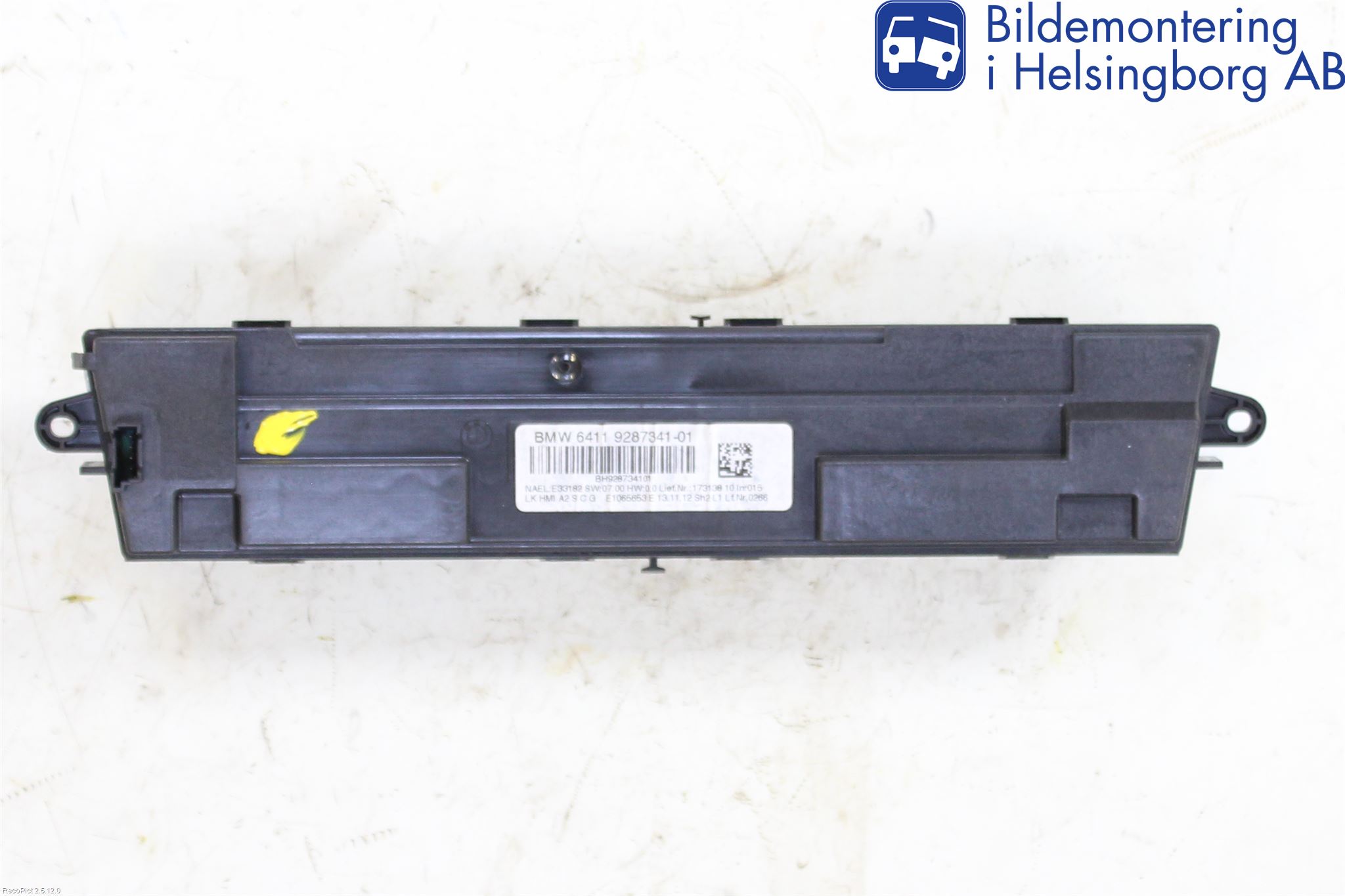 BMW 3 F30/F31/F80 12-19 Varme Ac Betjening-Display
